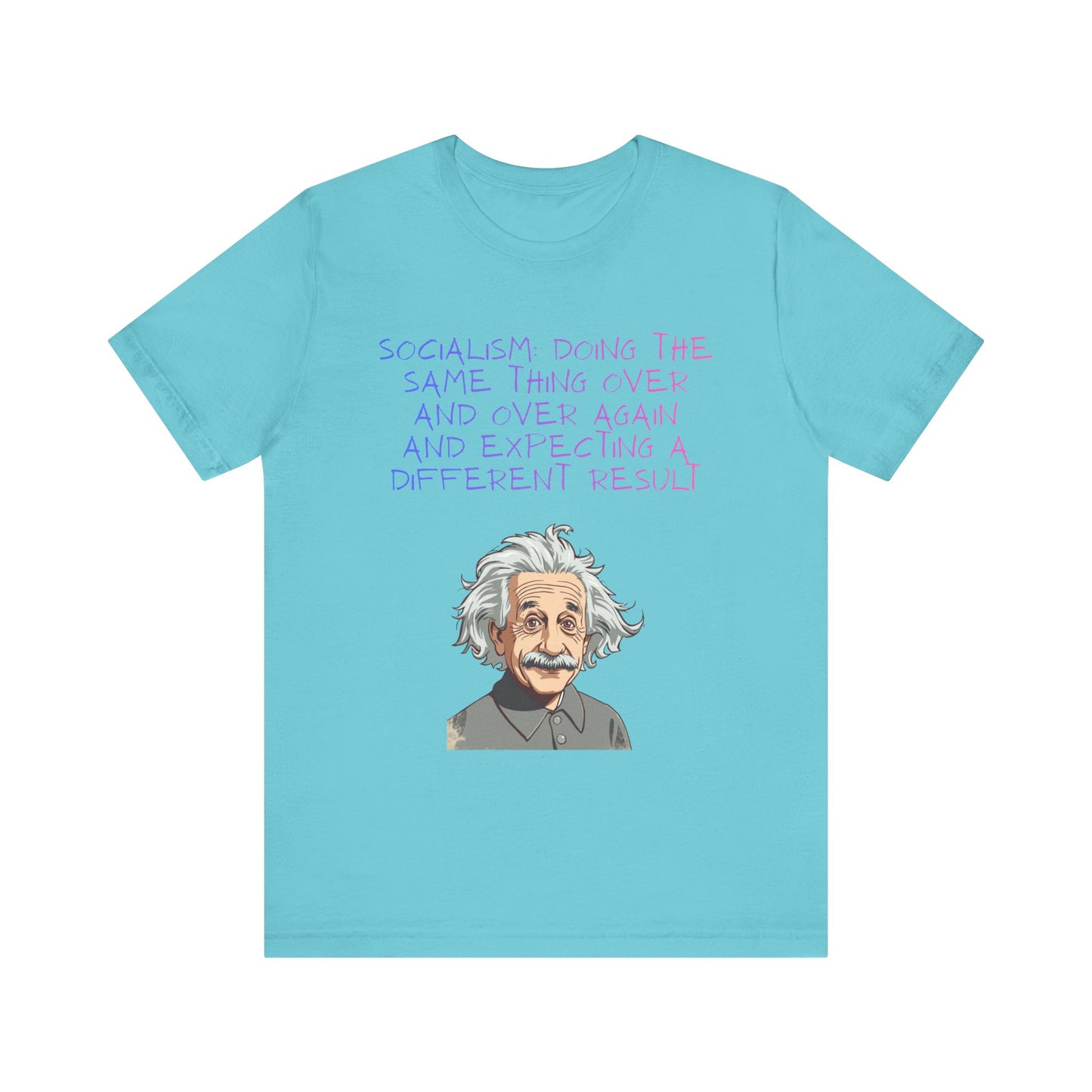 Einstein Graphic Tee — "Doing the Same Thing Over and Over" Funny Science T‑Shirt