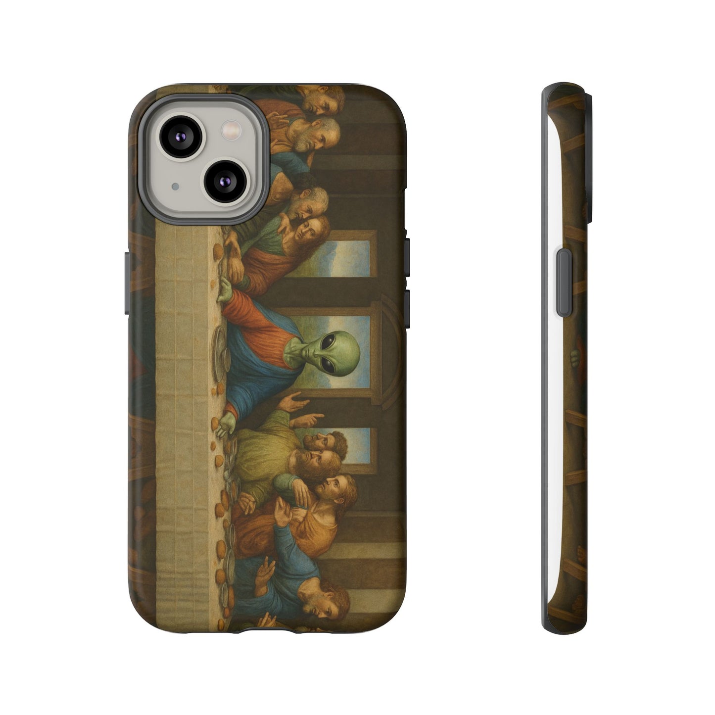 Phone Case - 'The Last Supper' Alien Parody Protective Cover