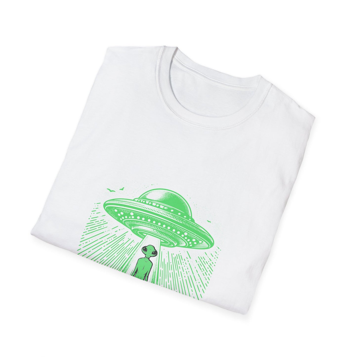 Alien Visitors T-Shirt — Retro UFO Graphic Tee