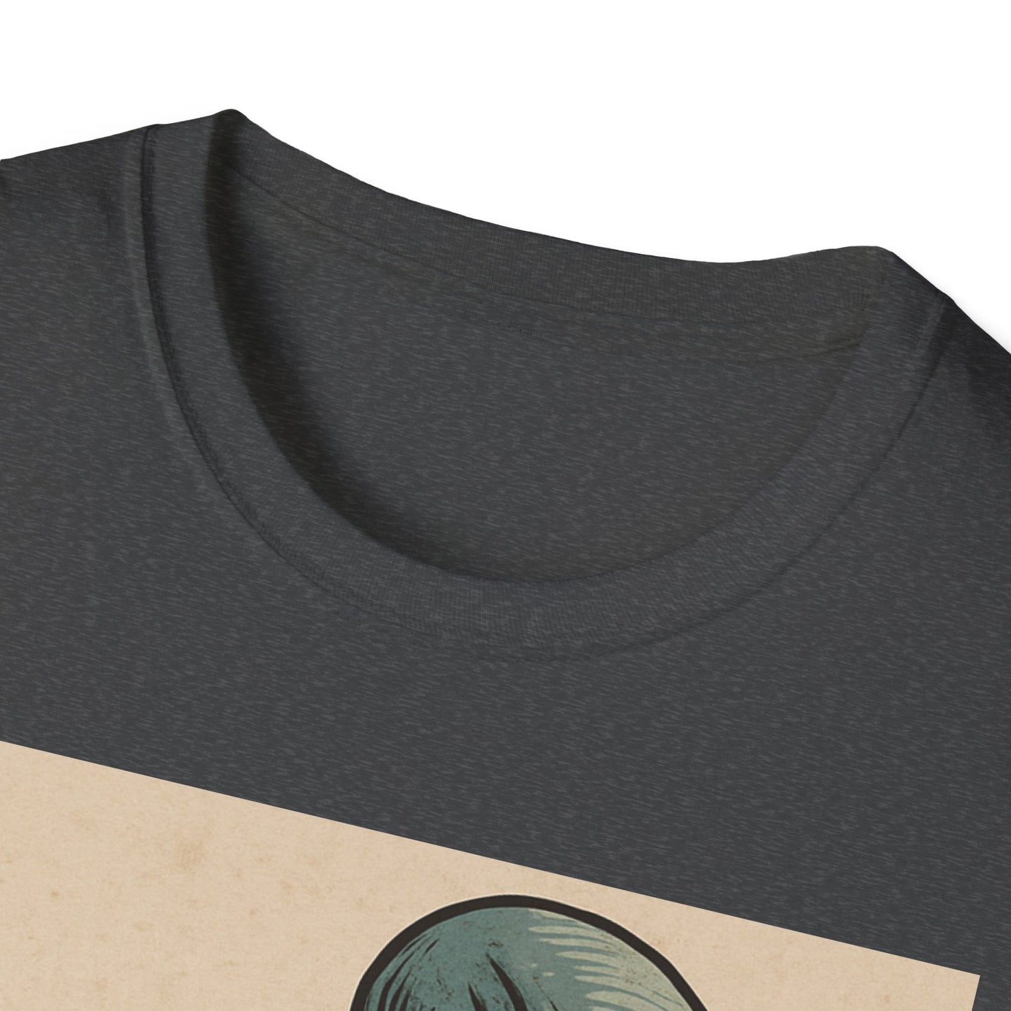 Alien Thinker T-Shirt — Retro Art Sci‑Fi Graphic Tee