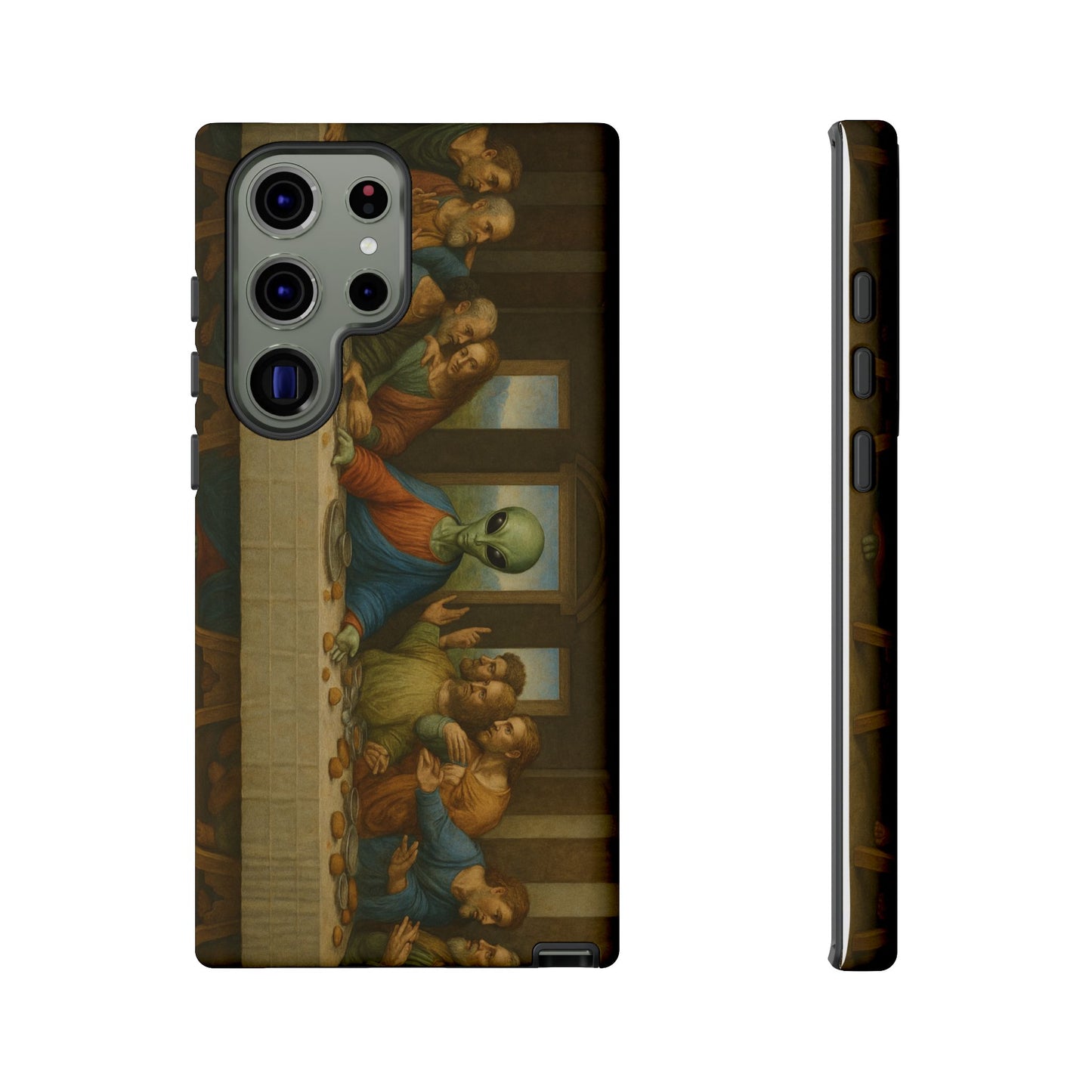 Phone Case - 'The Last Supper' Alien Parody Protective Cover