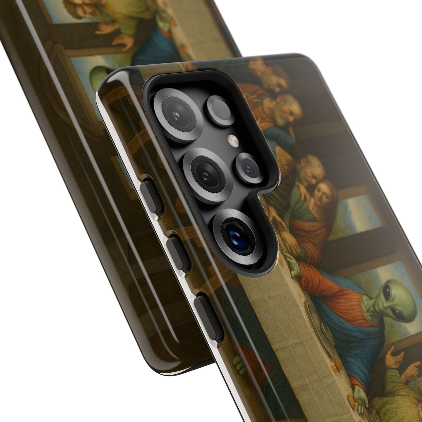 Phone Case - 'The Last Supper' Alien Parody Protective Cover