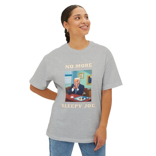 Political Statement Tee – "No More Sleepy Joe" Graphic Shirt