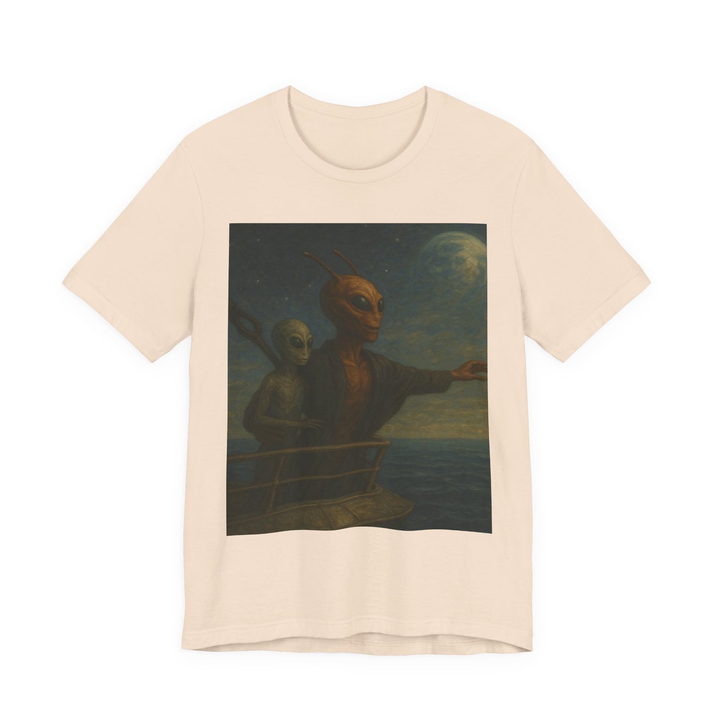 Alien Voyage T‑Shirt — Vintage Surreal Art Tee