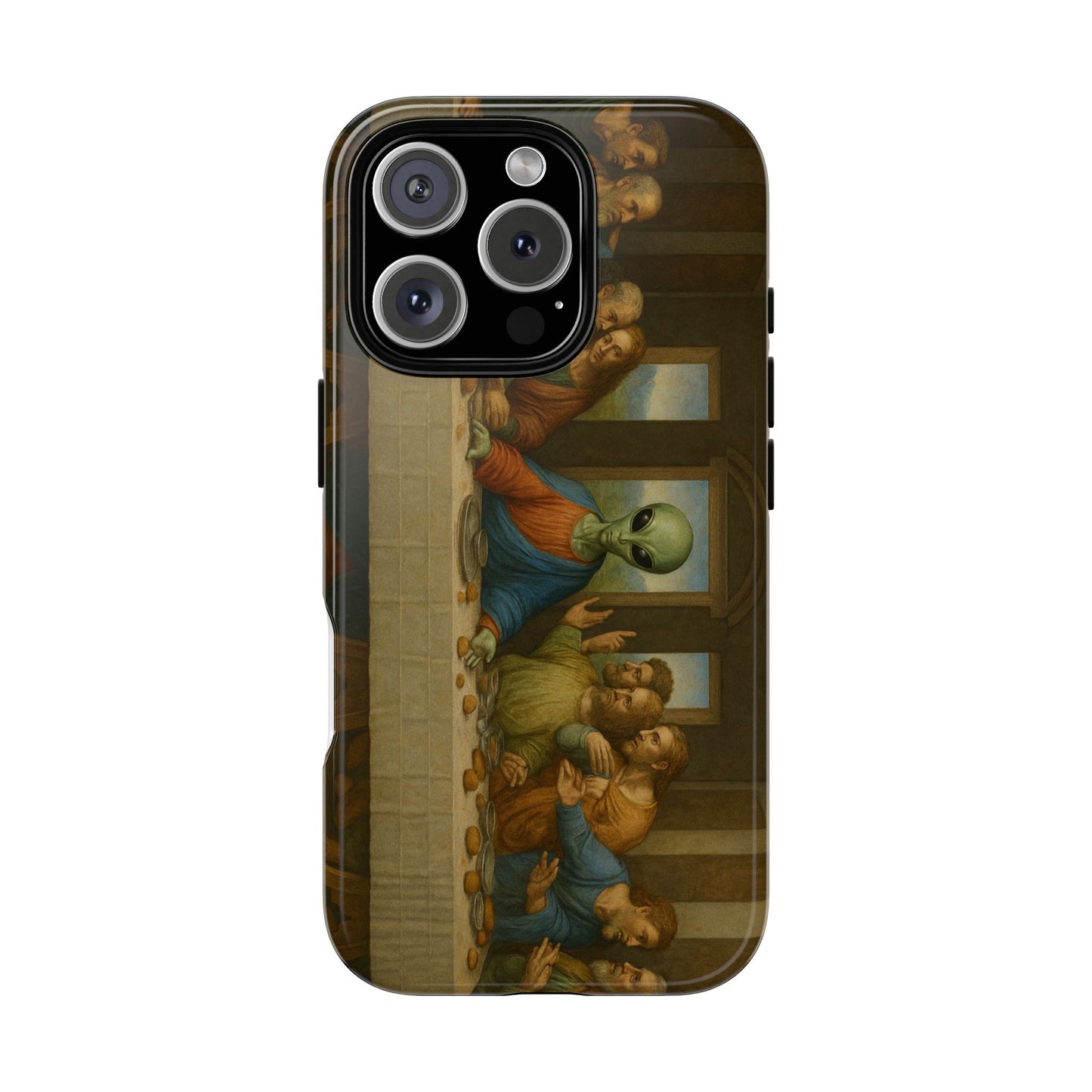 Phone Case - 'The Last Supper' Alien Parody Protective Cover