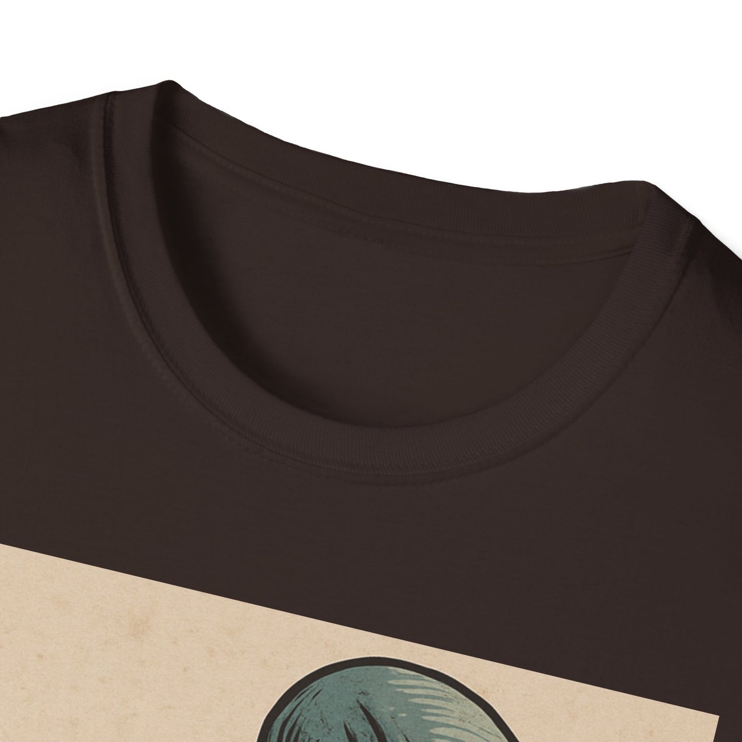 Alien Thinker T-Shirt — Retro Art Sci‑Fi Graphic Tee