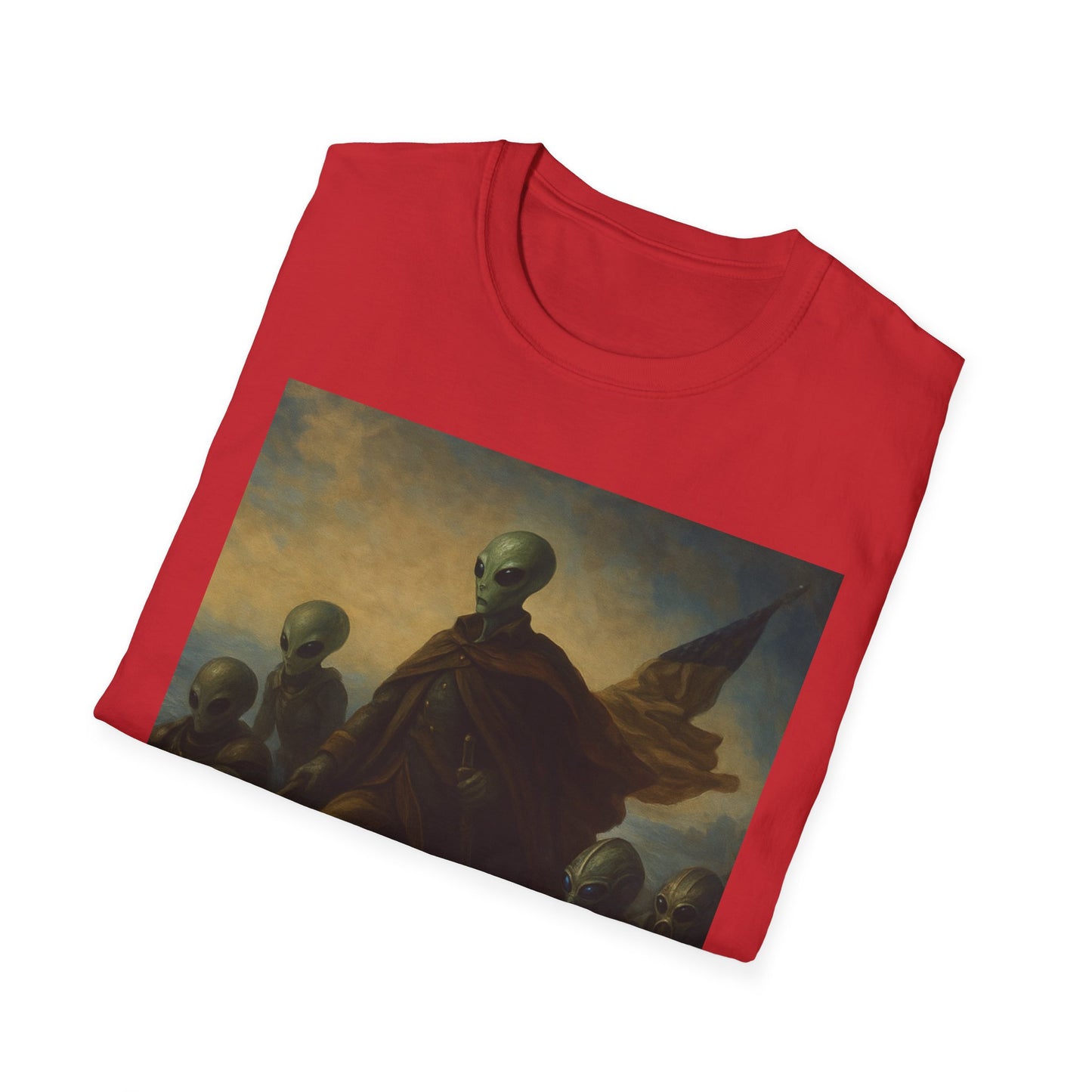 Alien Revolution T-Shirt — Vintage Portrait of Extraterrestrial Leaders