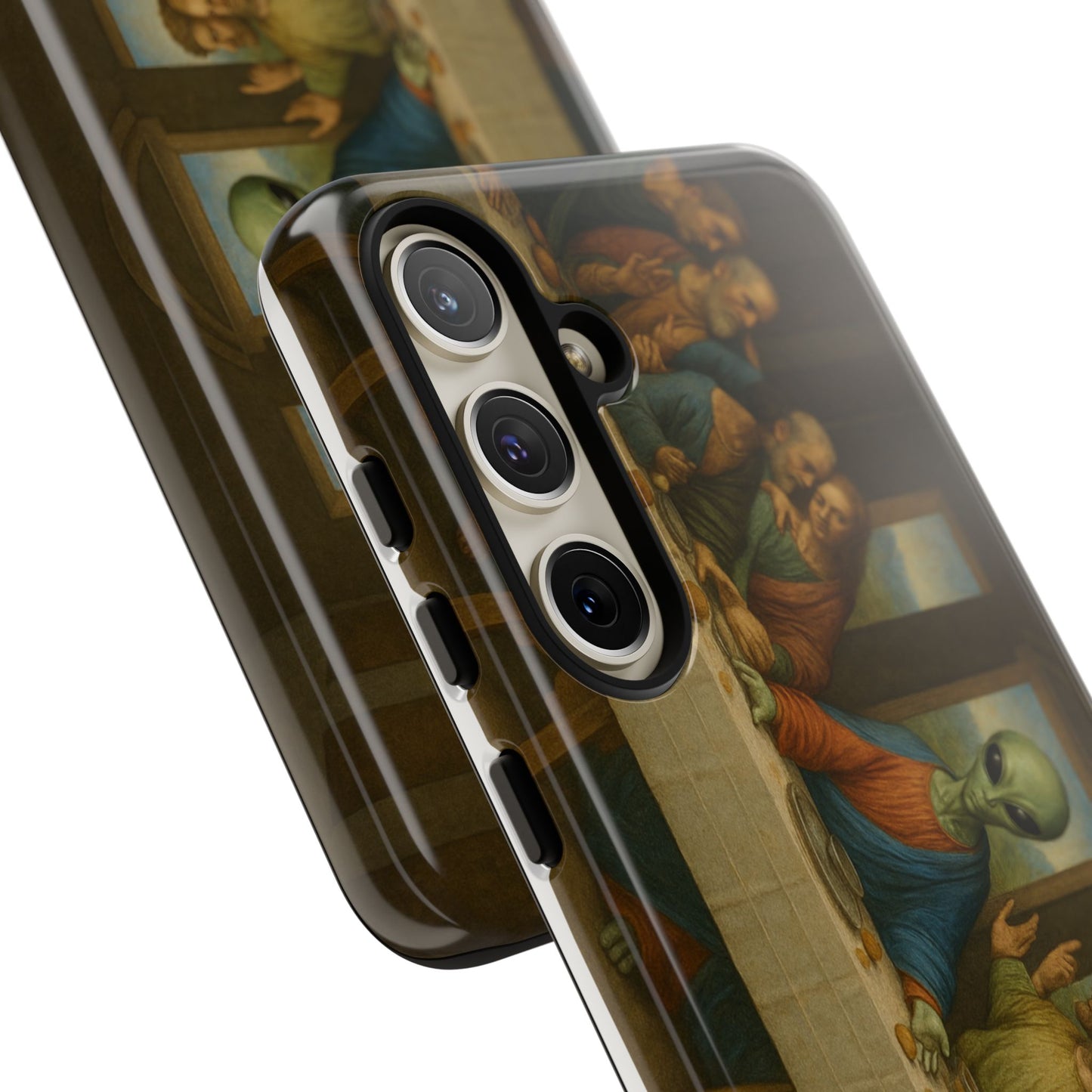Phone Case - 'The Last Supper' Alien Parody Protective Cover