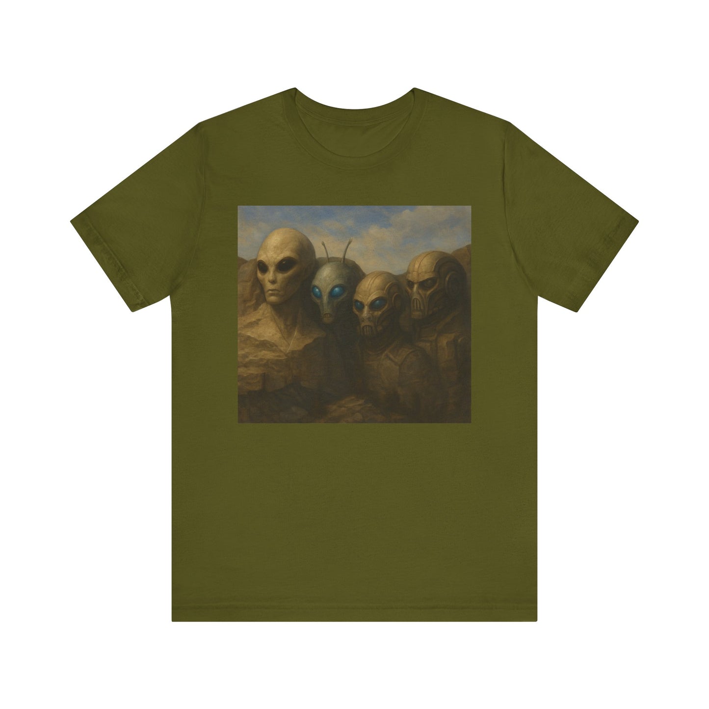 Alien Portrait T-Shirt — Vintage Sci‑Fi Art Tee
