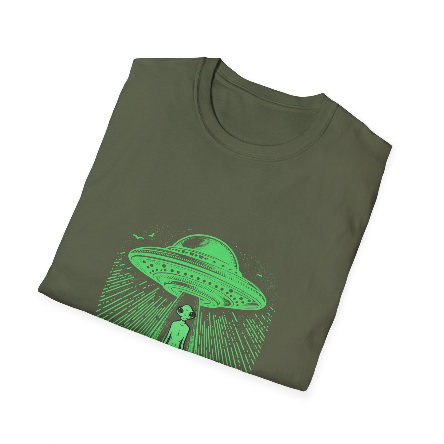Alien Visitors T-Shirt — Retro UFO Graphic Tee