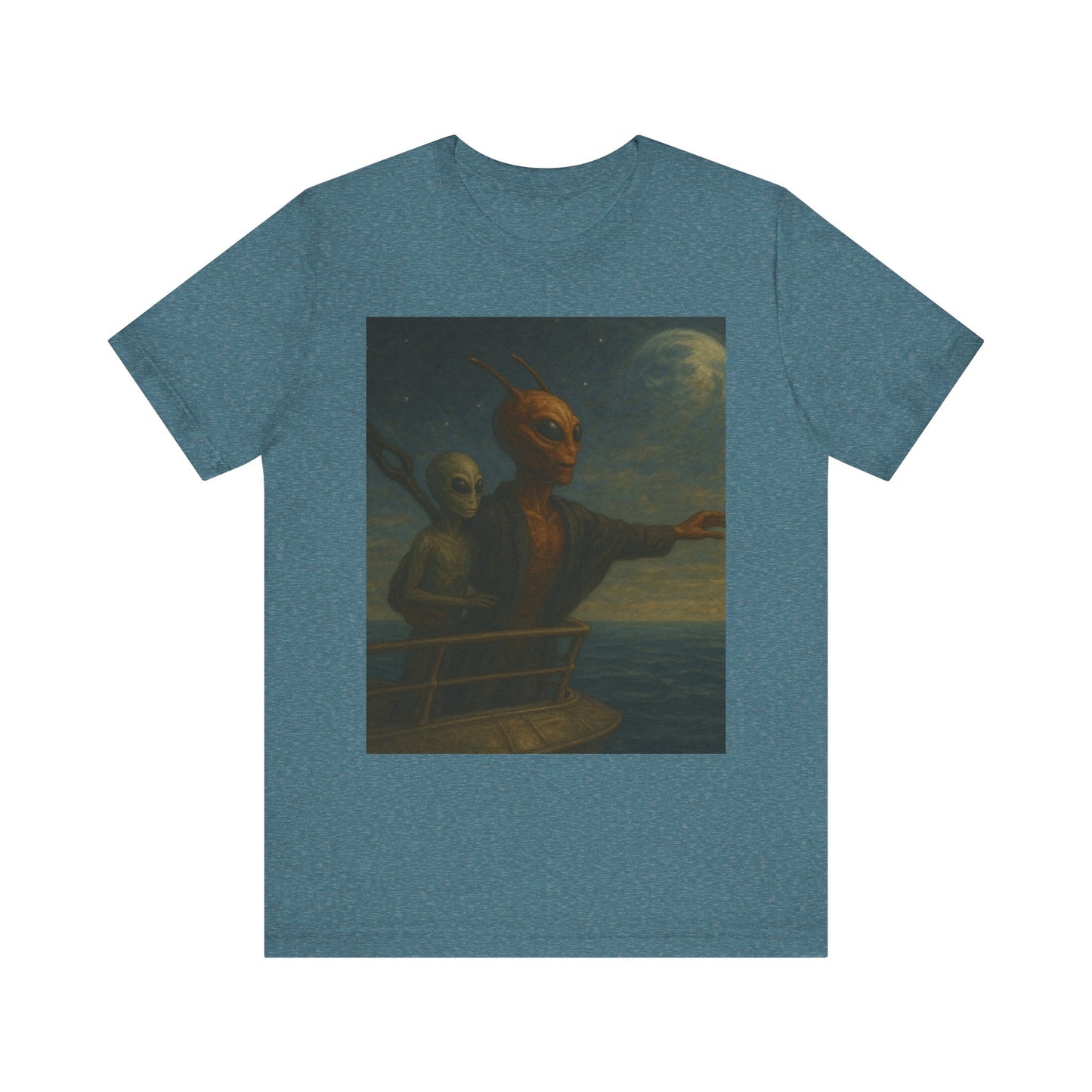 Alien Voyage T‑Shirt — Vintage Surreal Art Tee
