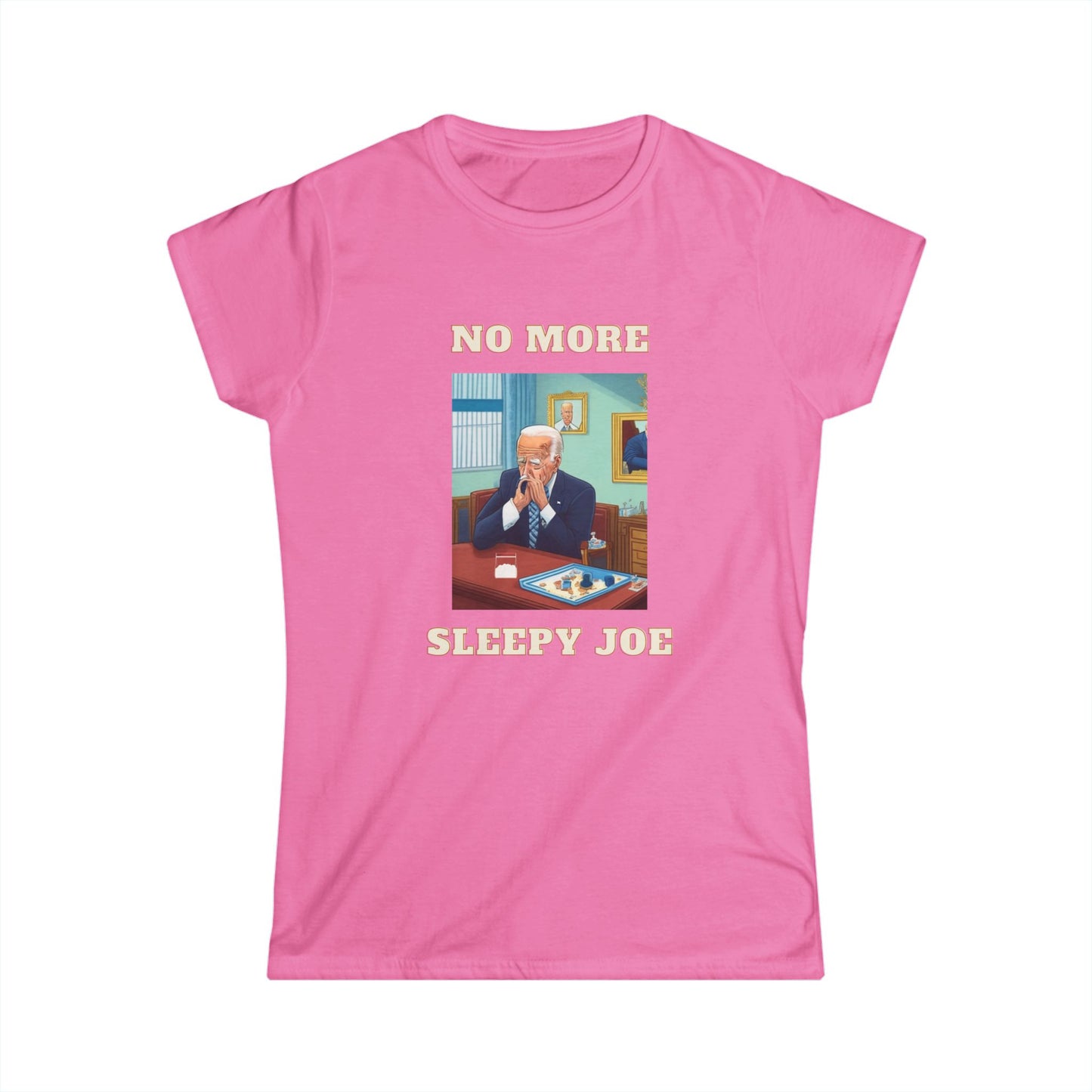 No More Sleepy Joe Tee — Vintage Political Parody Women's T‑Shirt