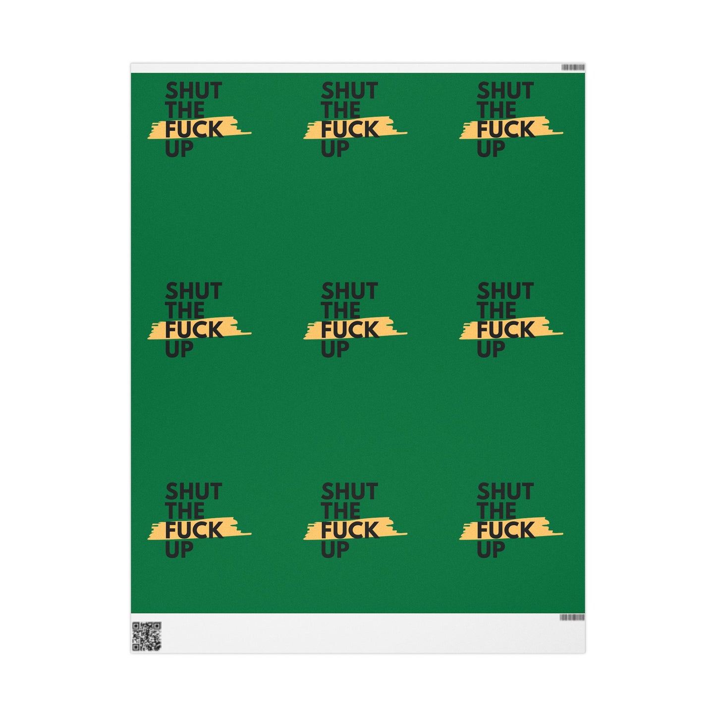 Green Tractor Pattern Wrapping Paper — Farm-Themed Gift Wrap Roll
