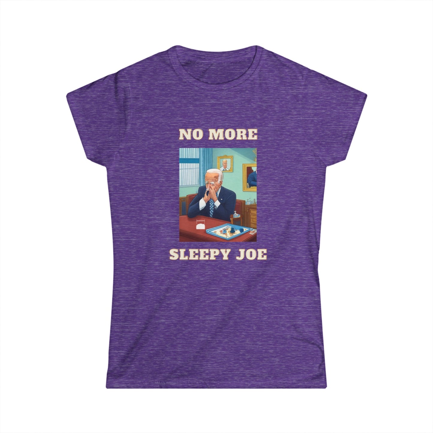 No More Sleepy Joe Tee — Vintage Political Parody Women's T‑Shirt