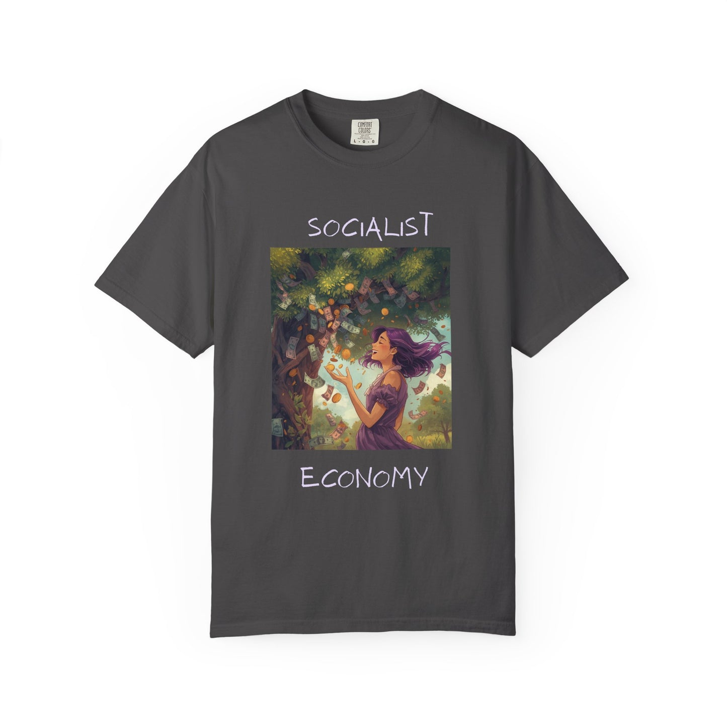 Socialist Economy T-Shirt — Illustrated Garden Graphic Tee