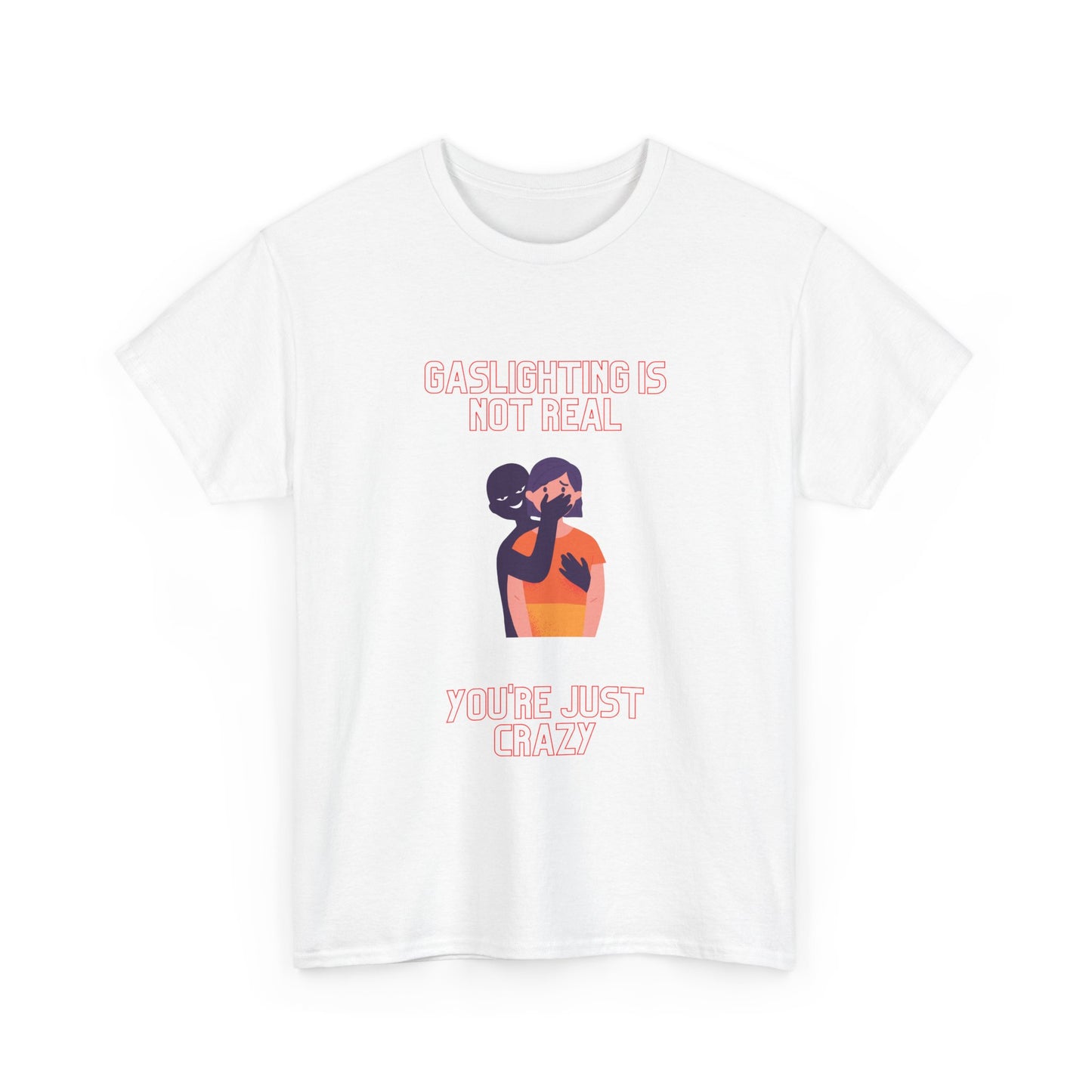 T-Shirt — "Gaslighting" Abstract Couple Graphic Tee