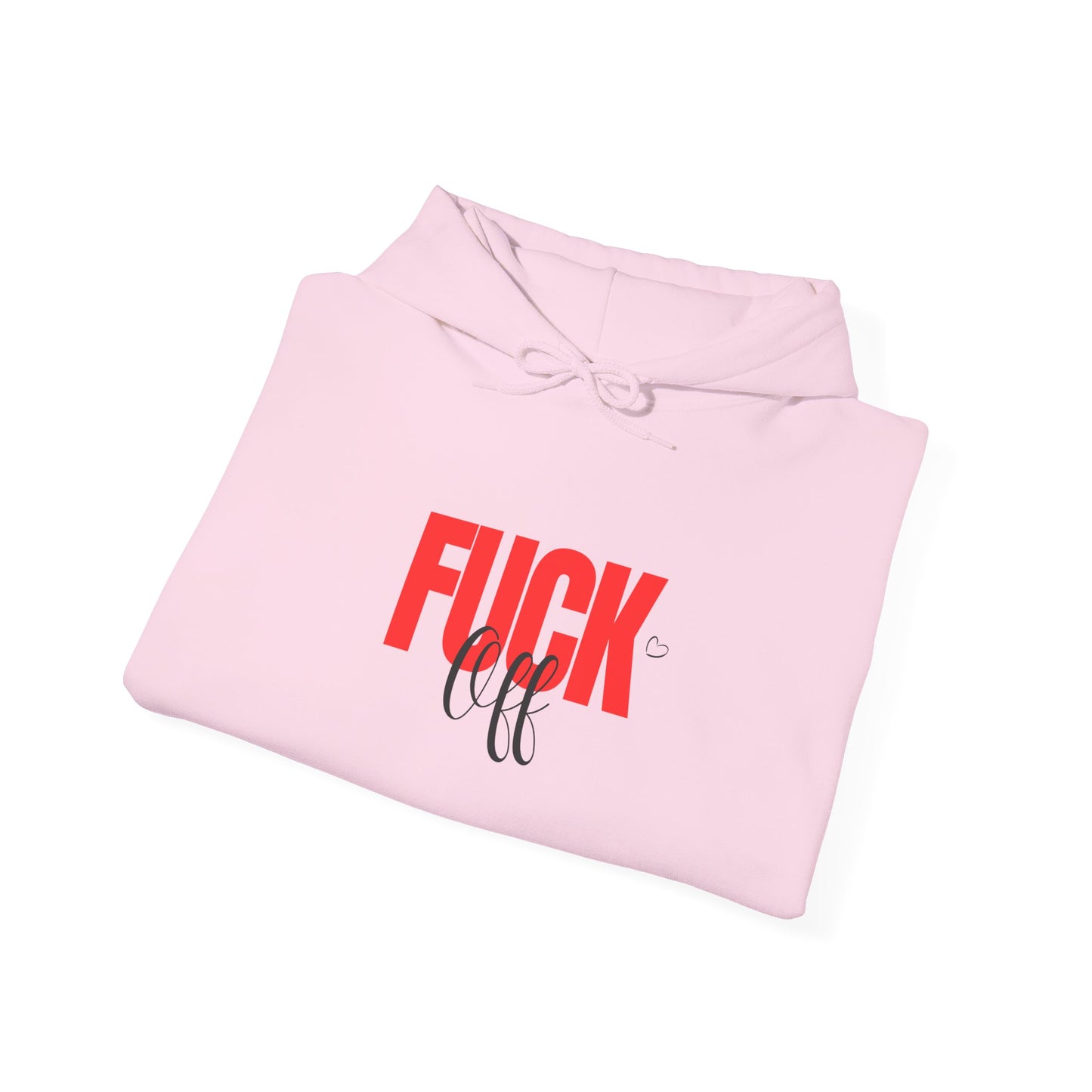 Graphic Hoodie – Bold "FUCK" Red Text Streetwear Hoodie