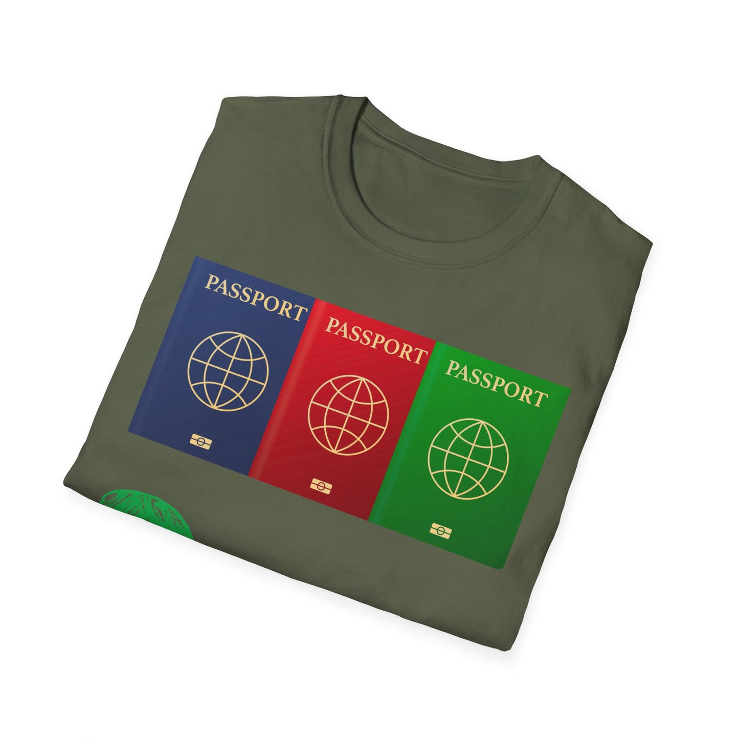 Passport Bro T‑Shirt — Travel Crewneck for Adventurers