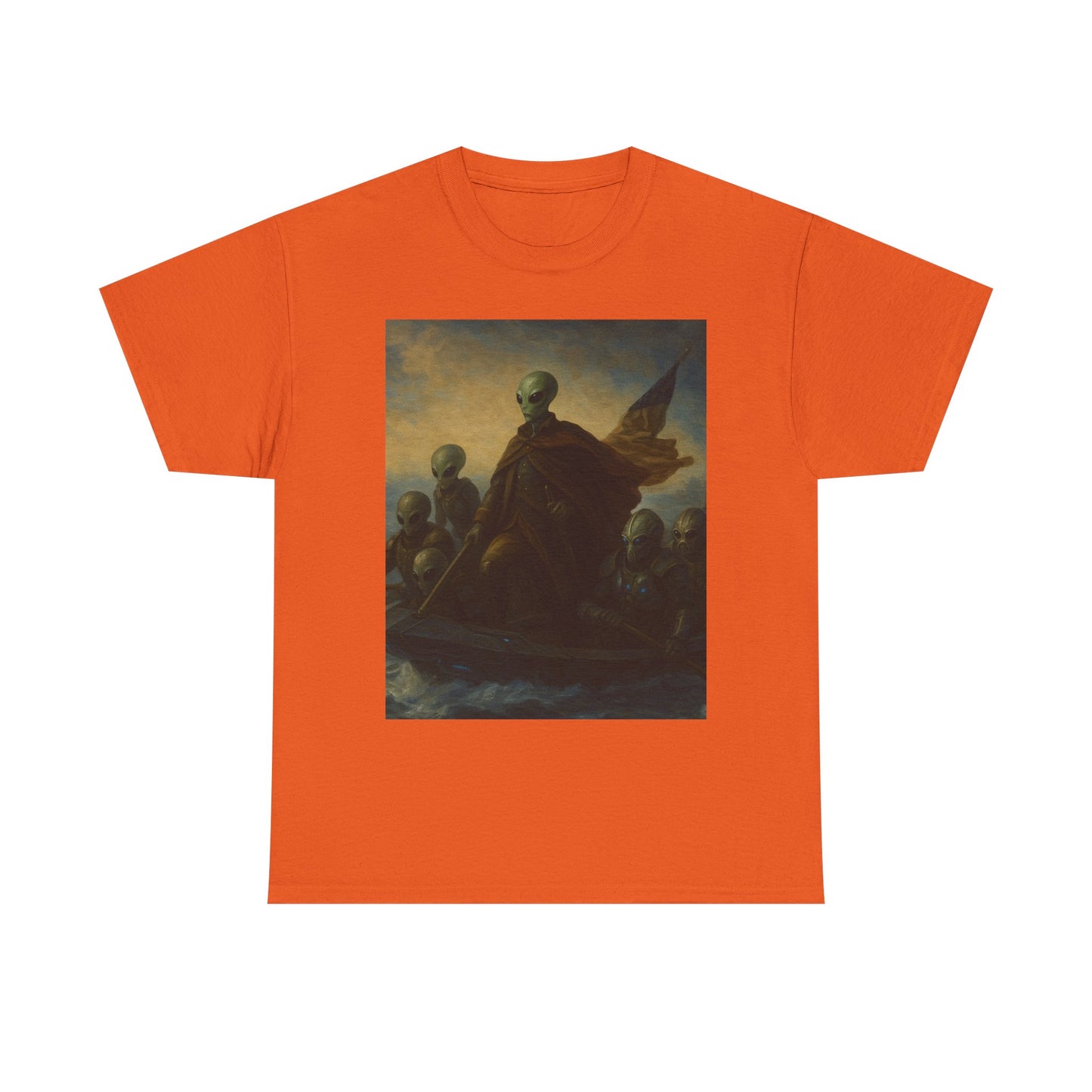Vintage Washington Crossing Tee — Revolutionary War Painting Graphic T‑Shirt