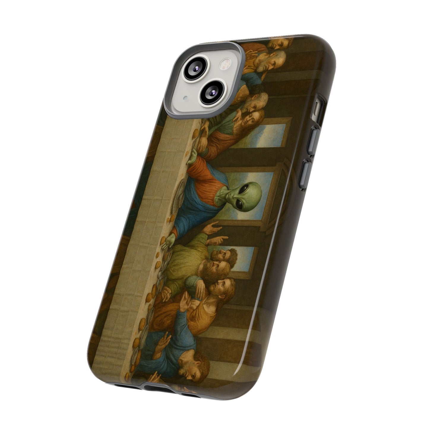 Phone Case - 'The Last Supper' Alien Parody Protective Cover