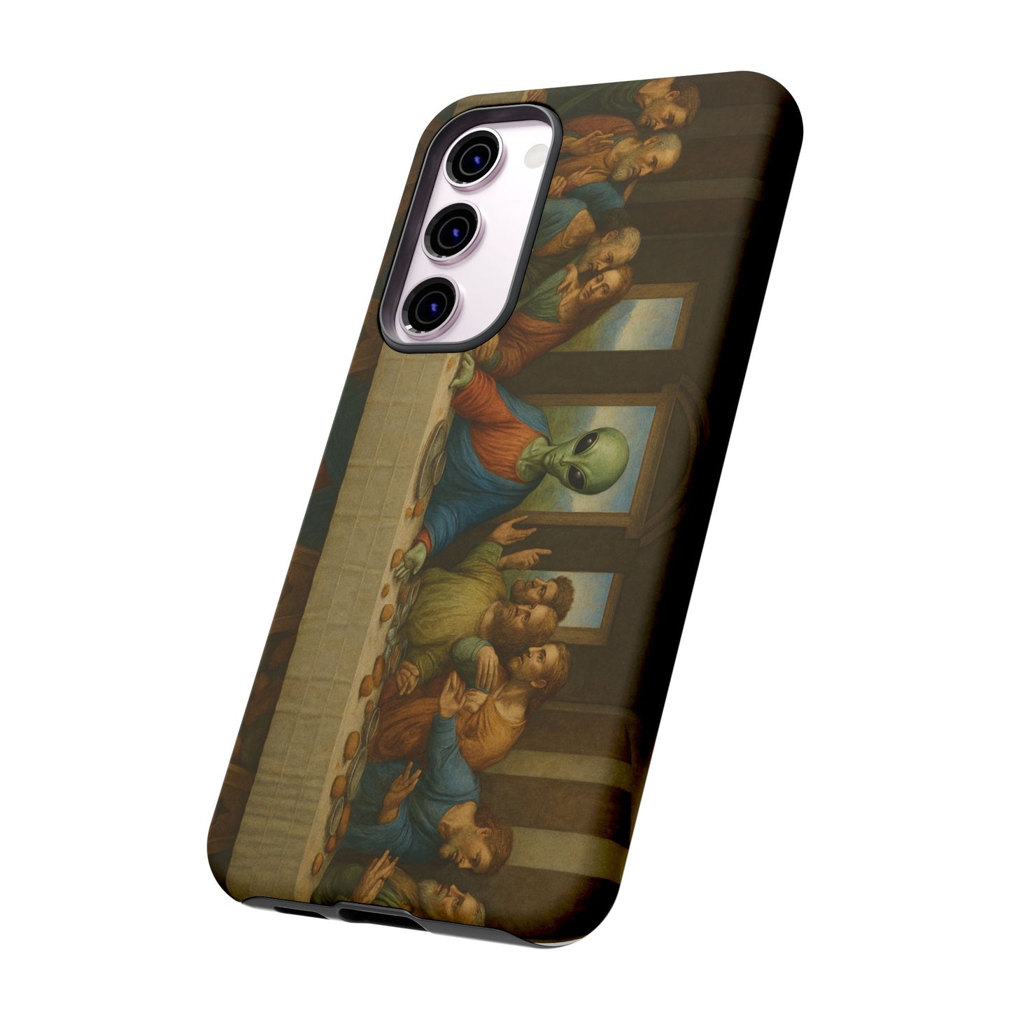 Phone Case - 'The Last Supper' Alien Parody Protective Cover