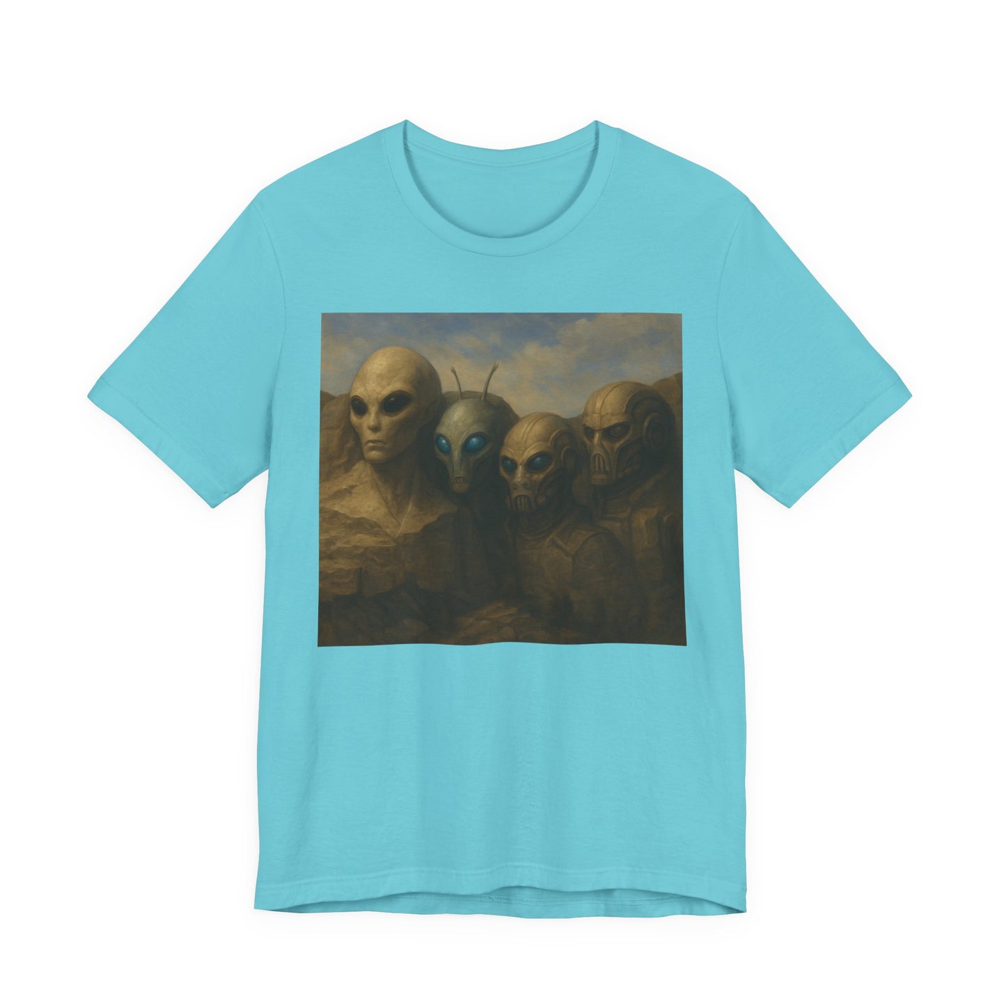 Alien Portrait T-Shirt — Vintage Sci‑Fi Art Tee