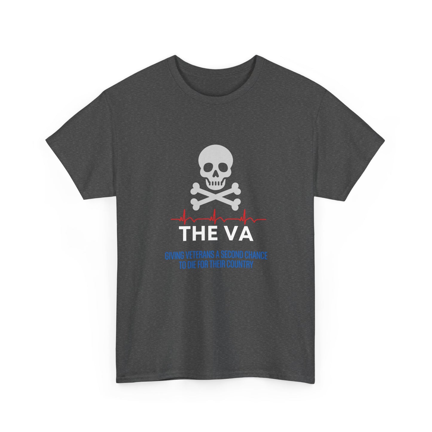 Veteran Skull & Crossbones Tee – “THE VA” Tribute T-Shirt