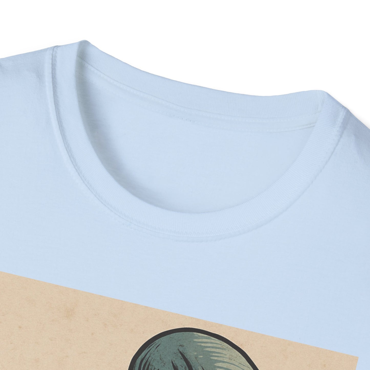 Alien Thinker T-Shirt — Retro Art Sci‑Fi Graphic Tee