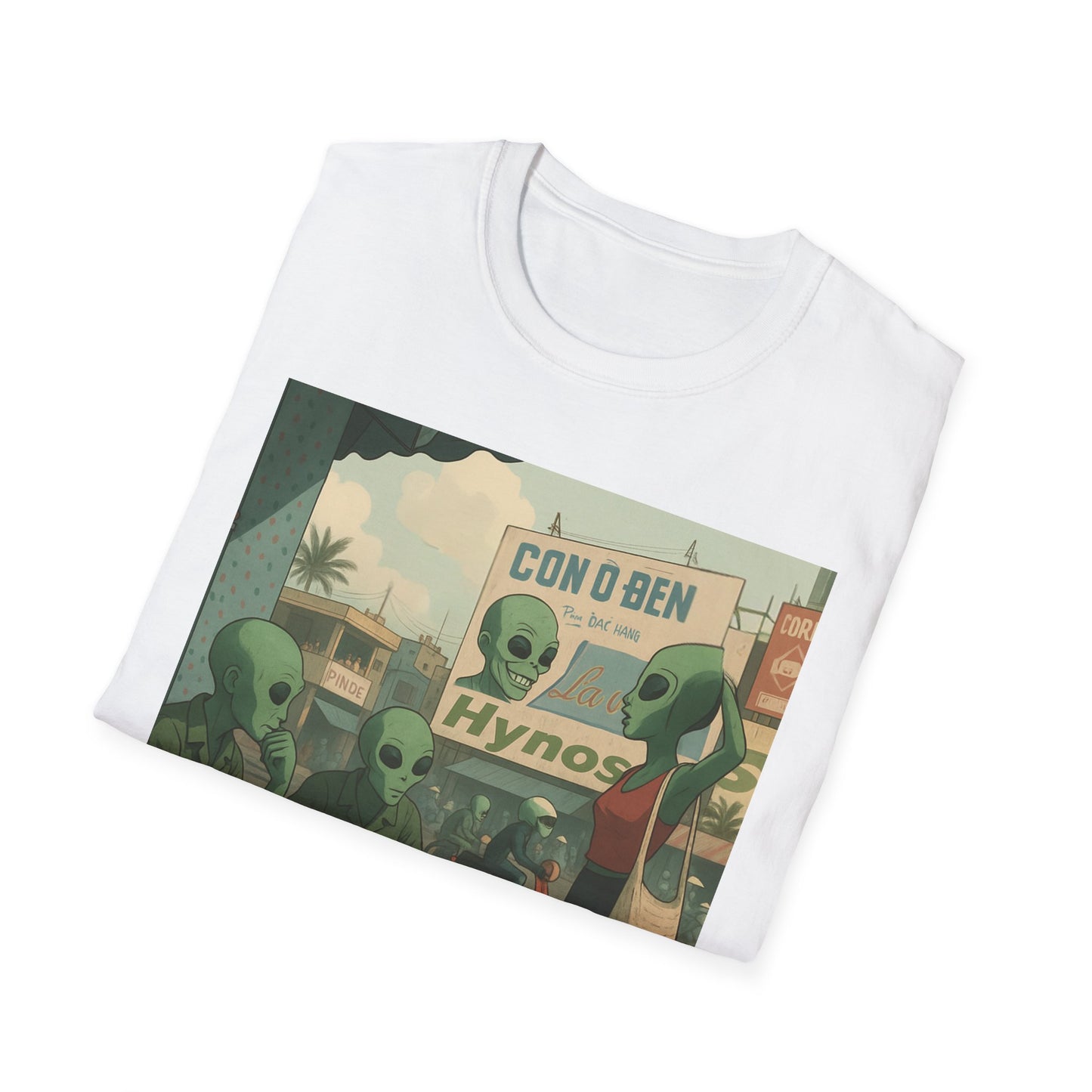 Alien Full Metal Jacket Graphic T-Shirt — Retro 'Con & Ben Hypnos' Illustration