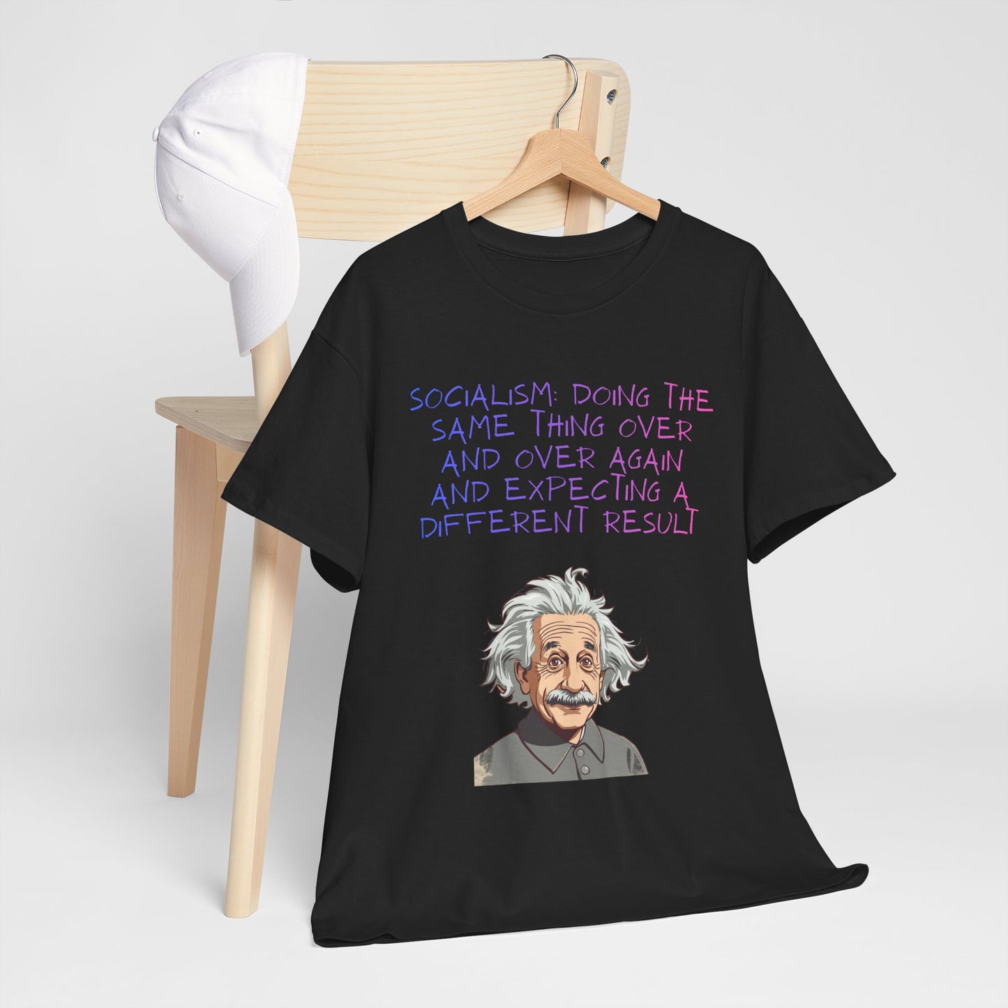 Science Humor T‑Shirt — Funny Quote & Cartoon Scientist Tee