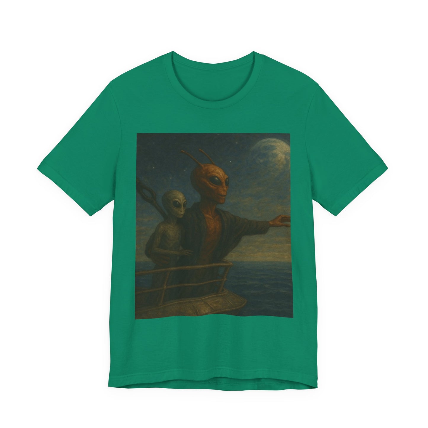 Alien Voyage T‑Shirt — Vintage Surreal Art Tee