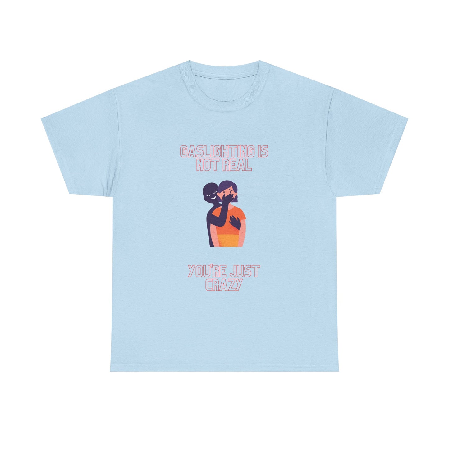 T-Shirt — "Gaslighting" Abstract Couple Graphic Tee