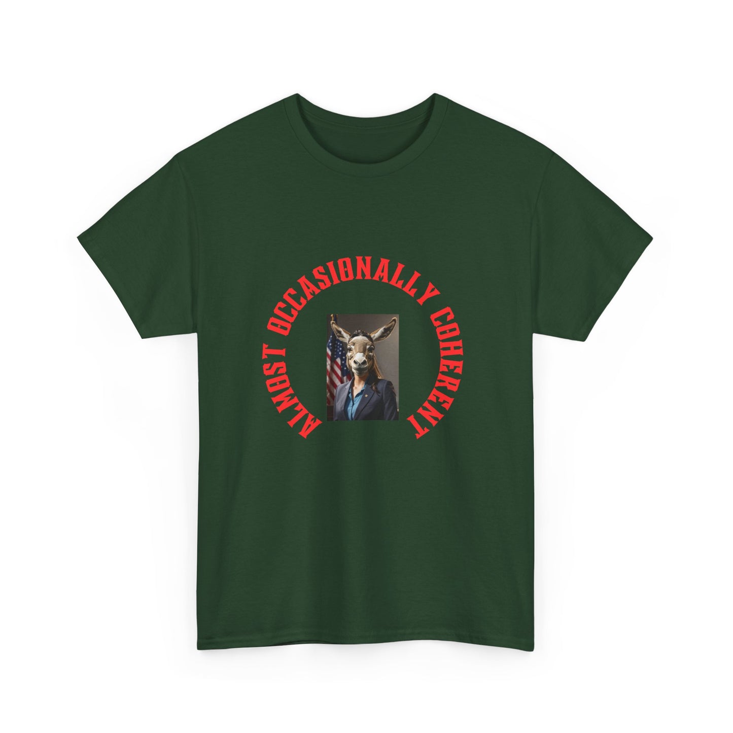 T-Shirt — Almost Occasionally Cheeky (Vintage Dog Portrait)