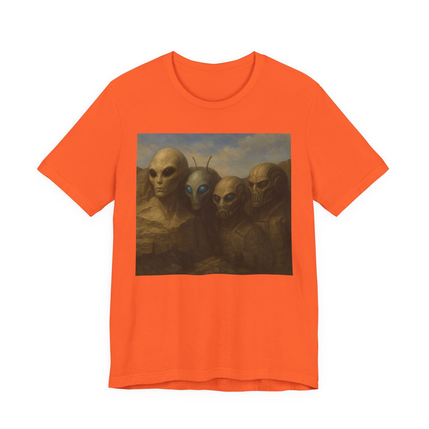 Alien Portrait T-Shirt — Vintage Sci‑Fi Art Tee