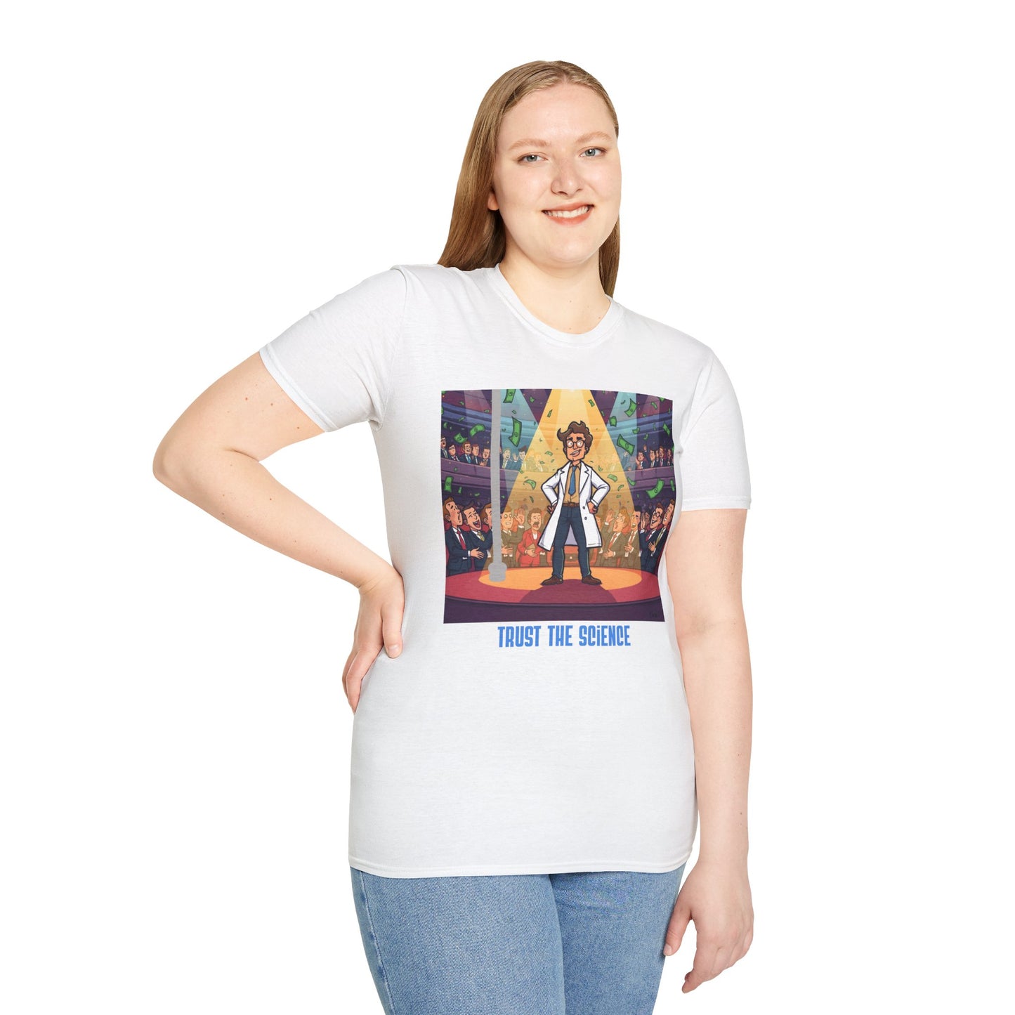 Trust the Science T-Shirt — Funny Scientist Cartoon Tee