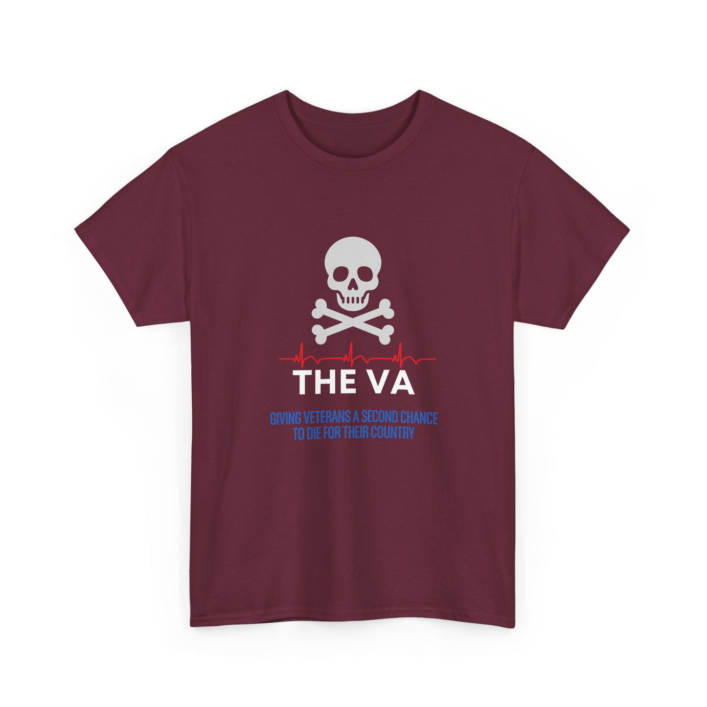 Veteran Skull & Crossbones Tee – “THE VA” Tribute T-Shirt