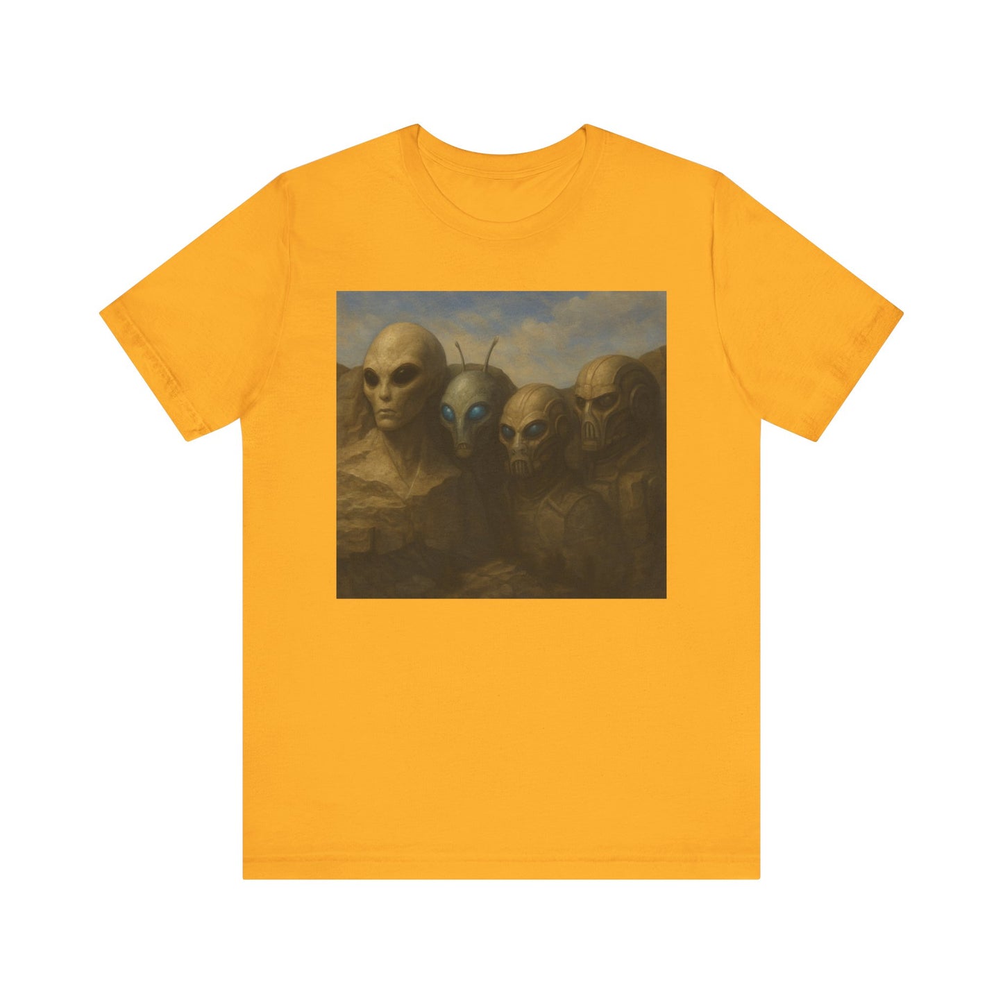 Alien Portrait T-Shirt — Vintage Sci‑Fi Art Tee