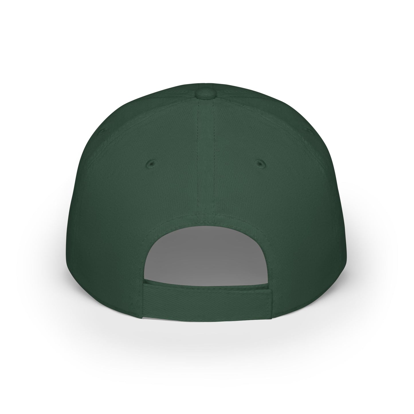Low Profile Cap — 'Leave Me Alone' Minimalist Black Baseball Hat
