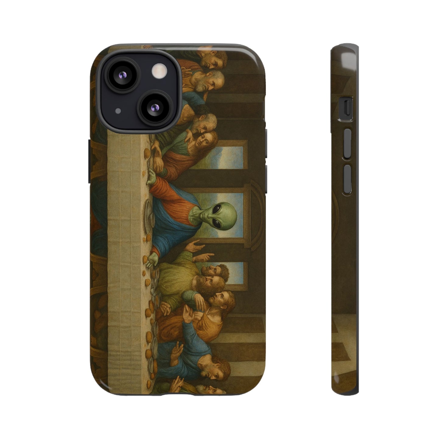 Phone Case - 'The Last Supper' Alien Parody Protective Cover