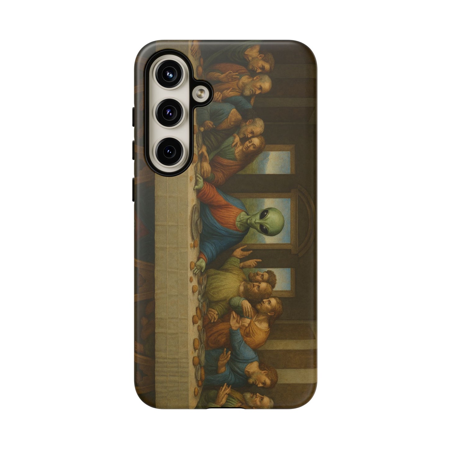 Phone Case - 'The Last Supper' Alien Parody Protective Cover
