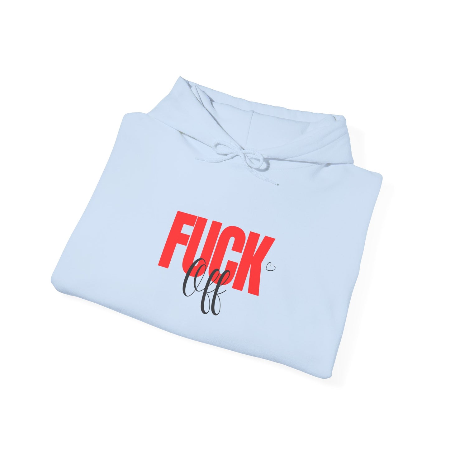 Graphic Hoodie – Bold "FUCK" Red Text Streetwear Hoodie