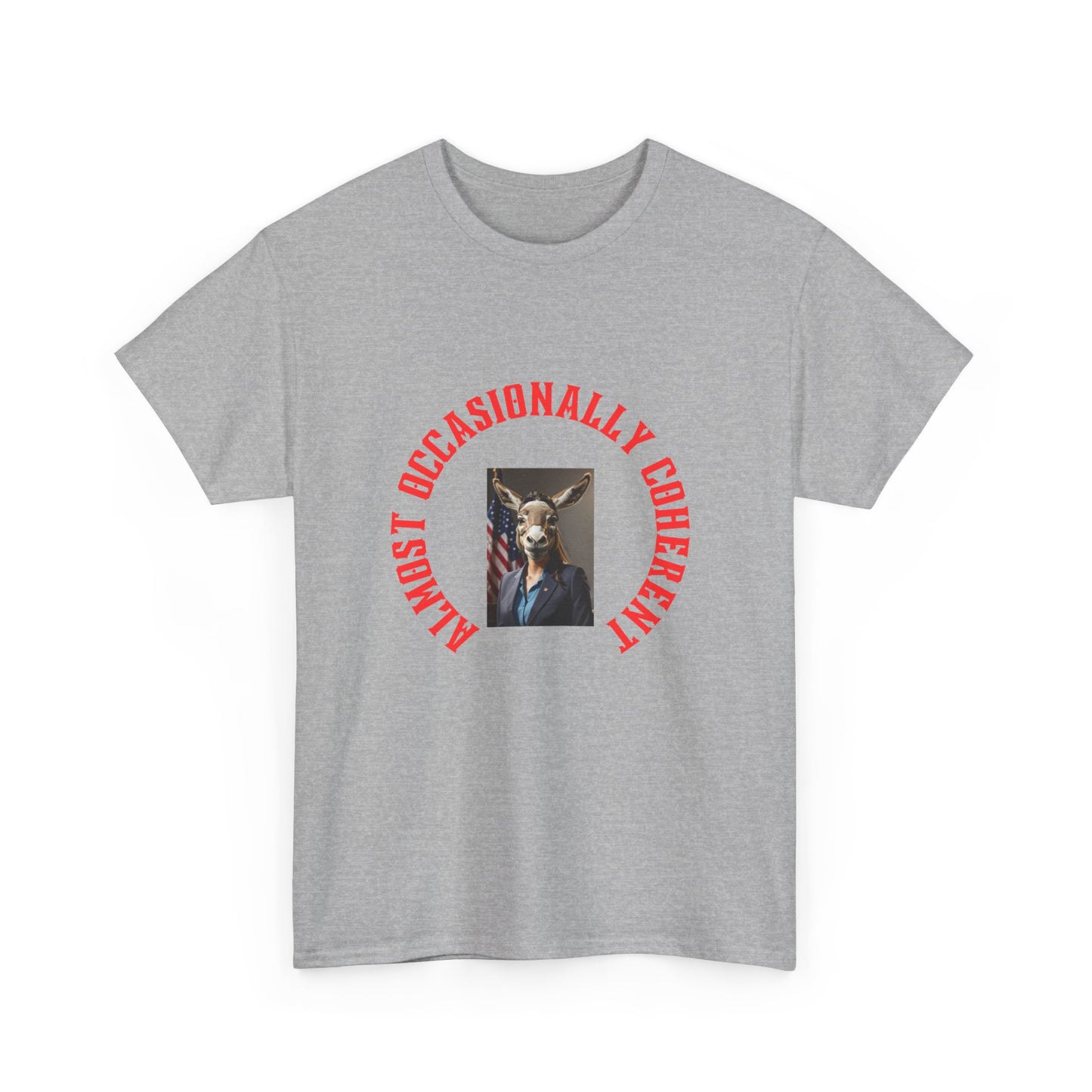T-Shirt — Almost Occasionally Cheeky (Vintage Dog Portrait)