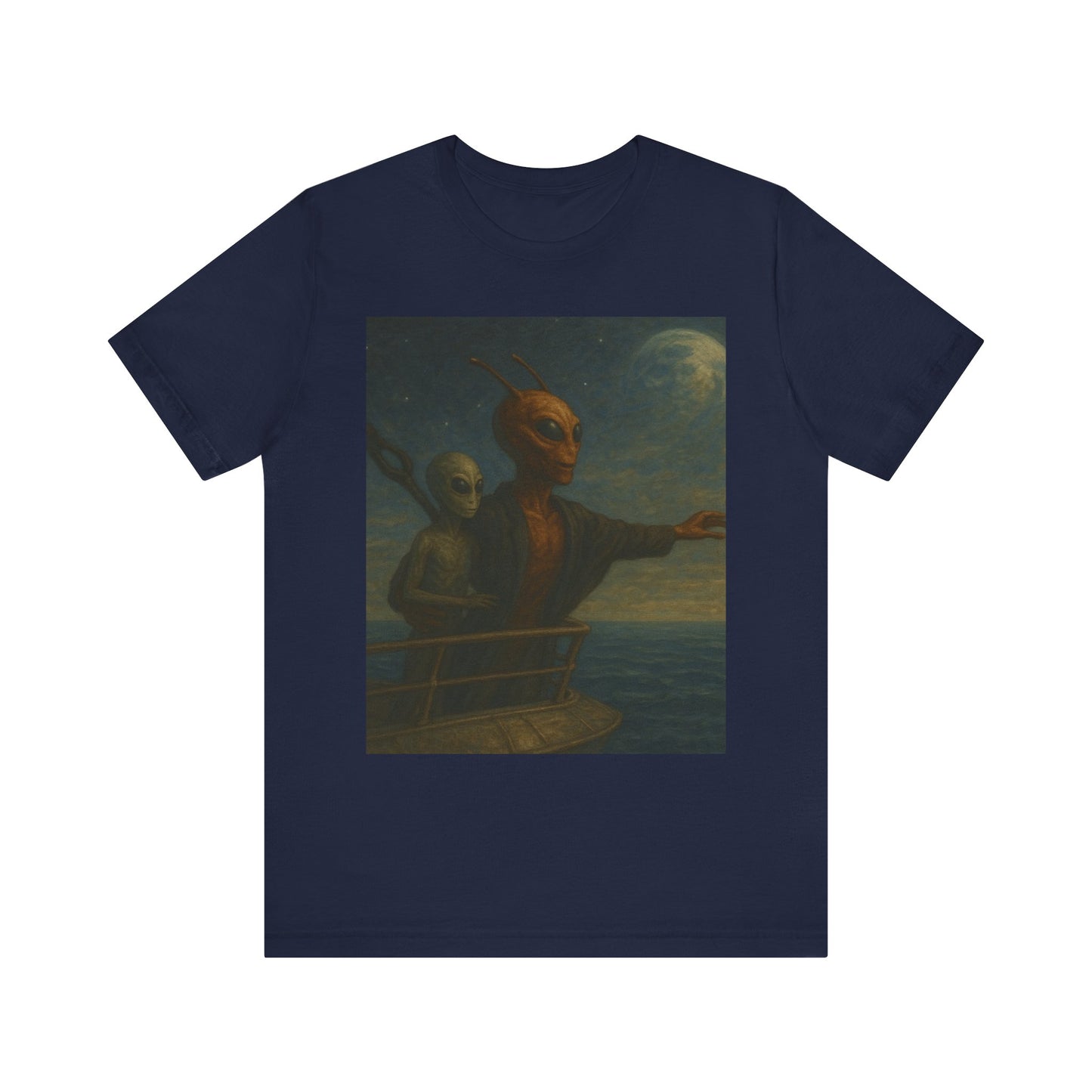 Alien Voyage T‑Shirt — Vintage Surreal Art Tee