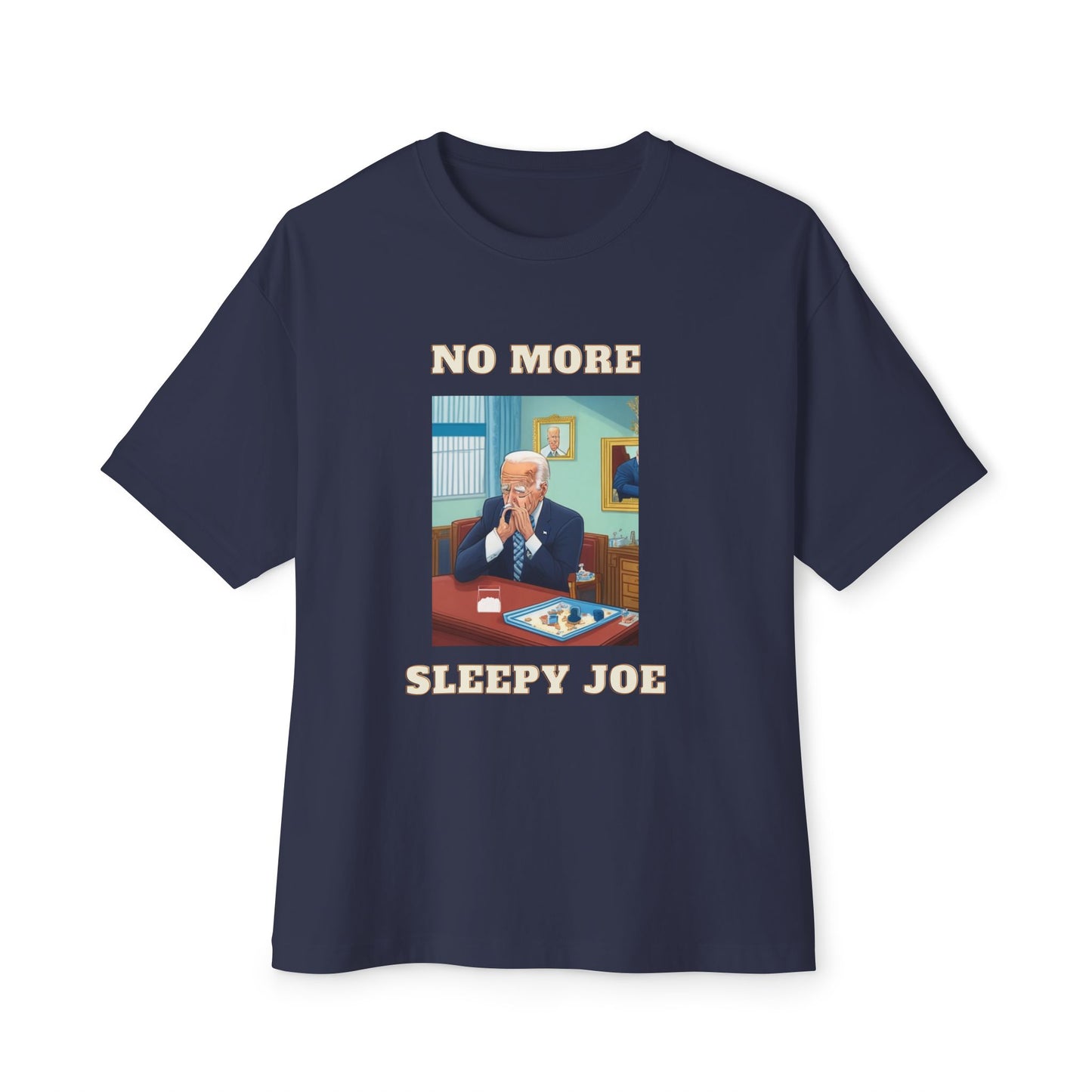 Political Statement Tee – "No More Sleepy Joe" Graphic Shirt