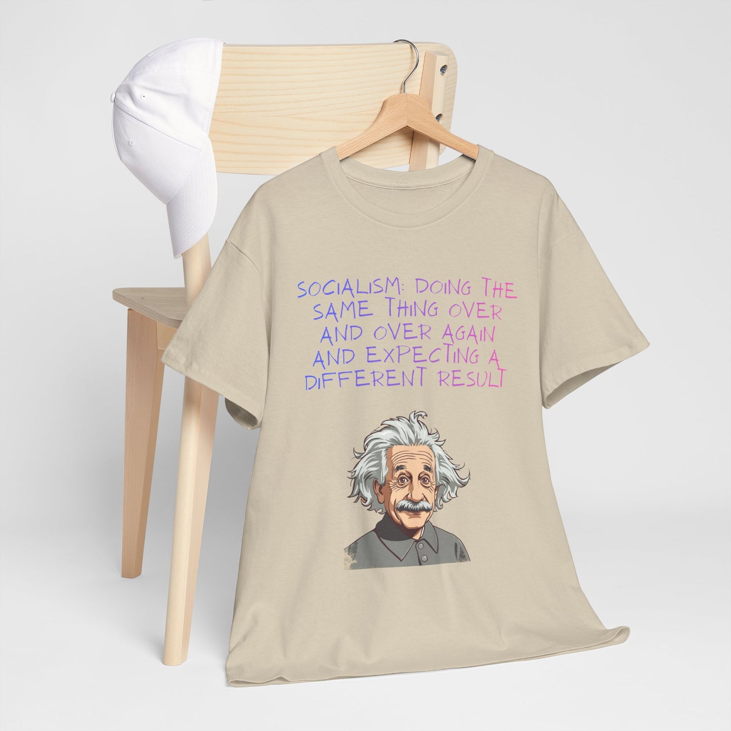 Science Humor T‑Shirt — Funny Quote & Cartoon Scientist Tee