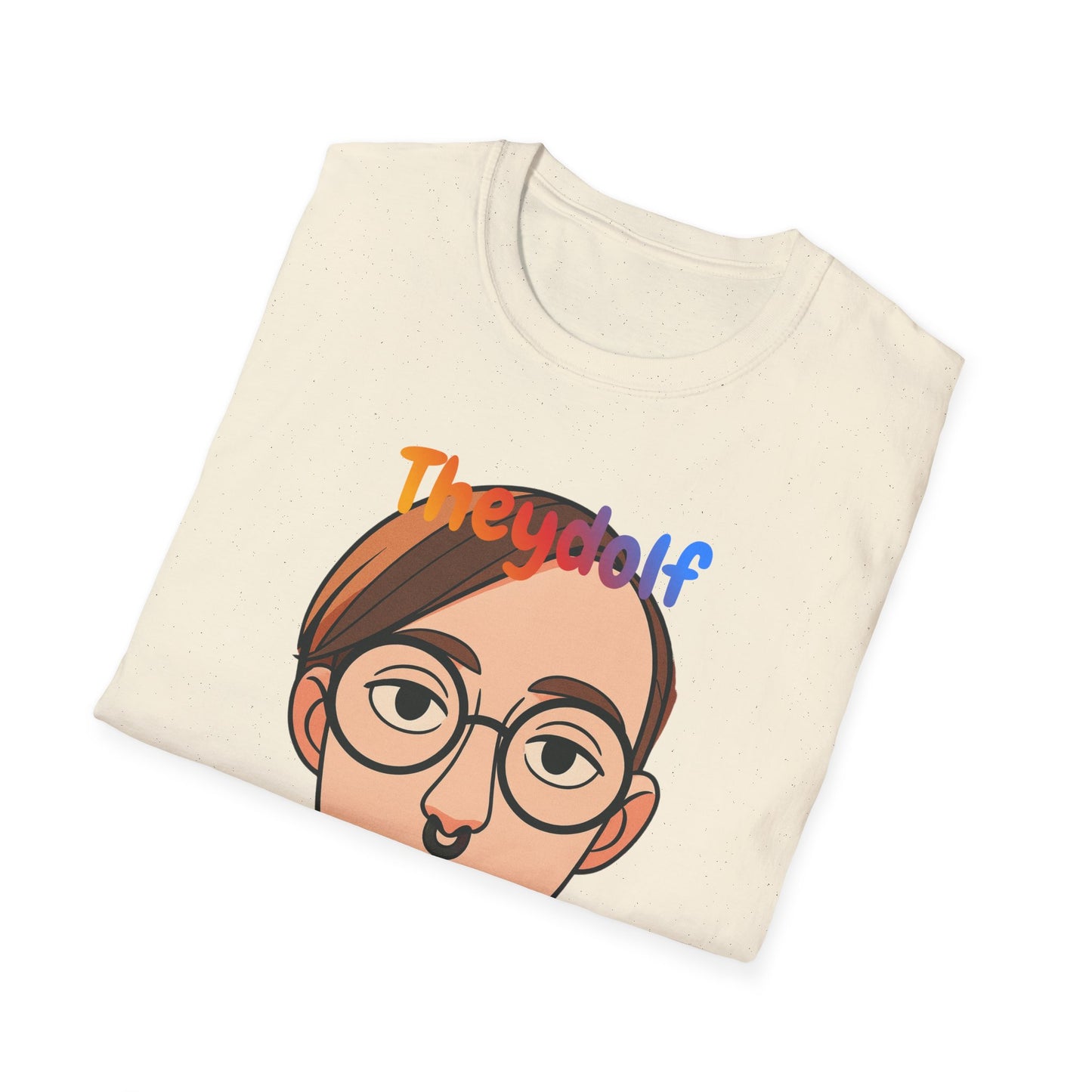 Pronoun Pride T-Shirt — They/Them Illustrated Portrait Tee