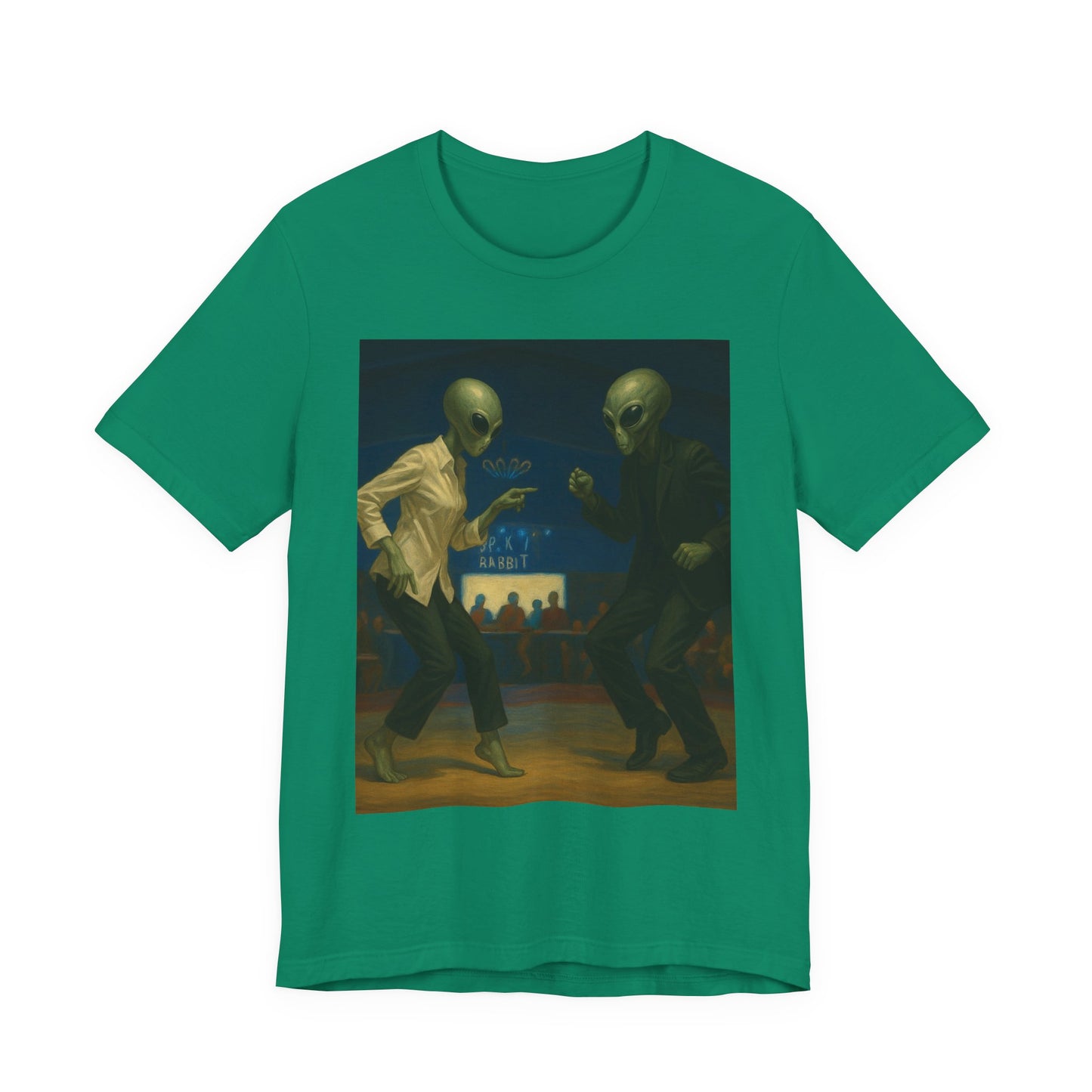 Graphic Tee — Vintage Moonlit Voyage Painting