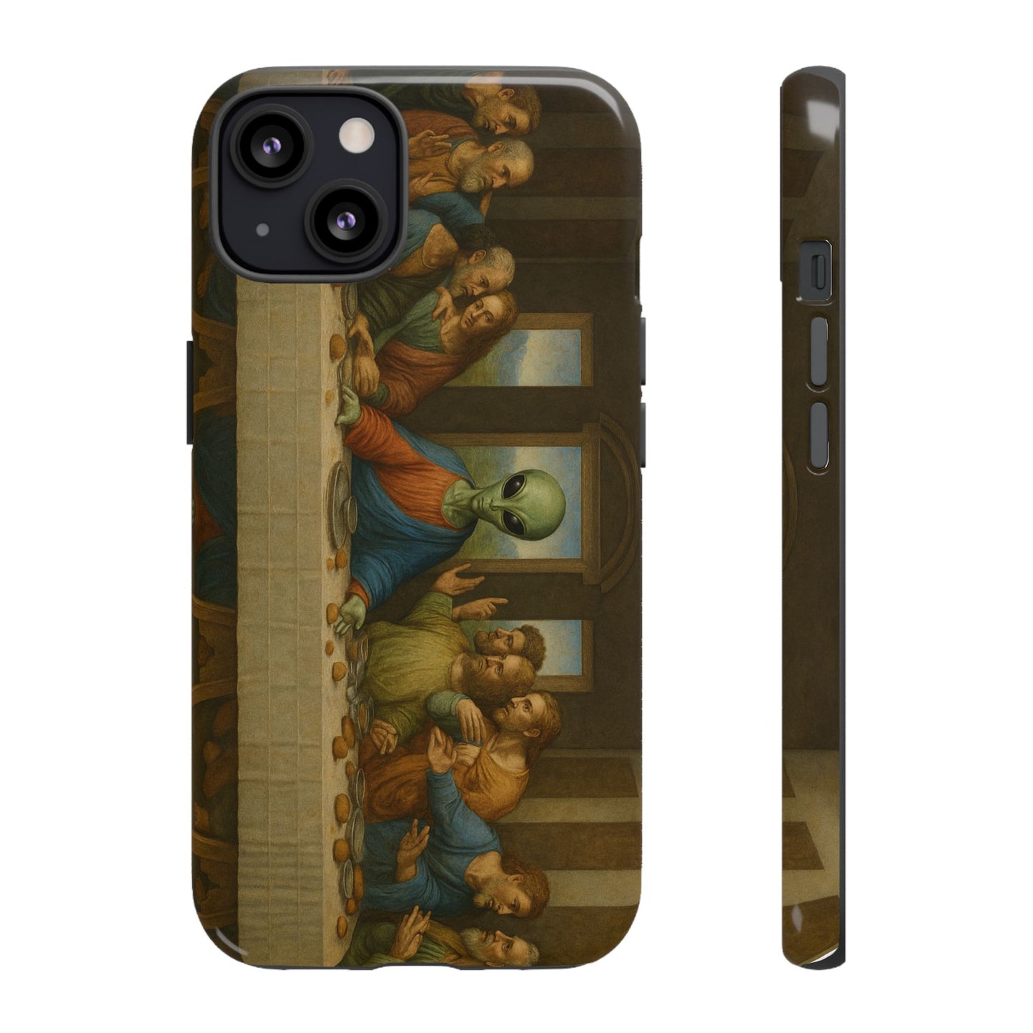 Phone Case - 'The Last Supper' Alien Parody Protective Cover