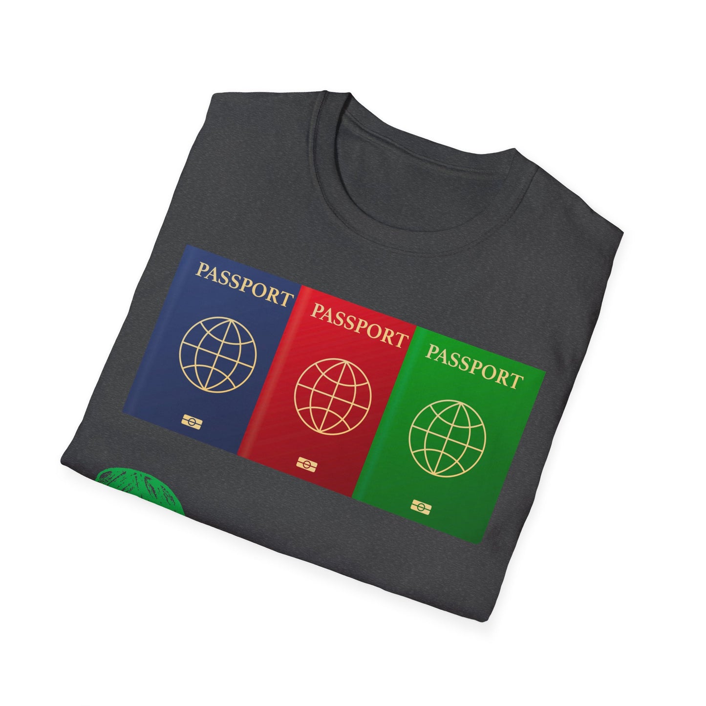 Passport Bro T‑Shirt — Travel Crewneck for Adventurers