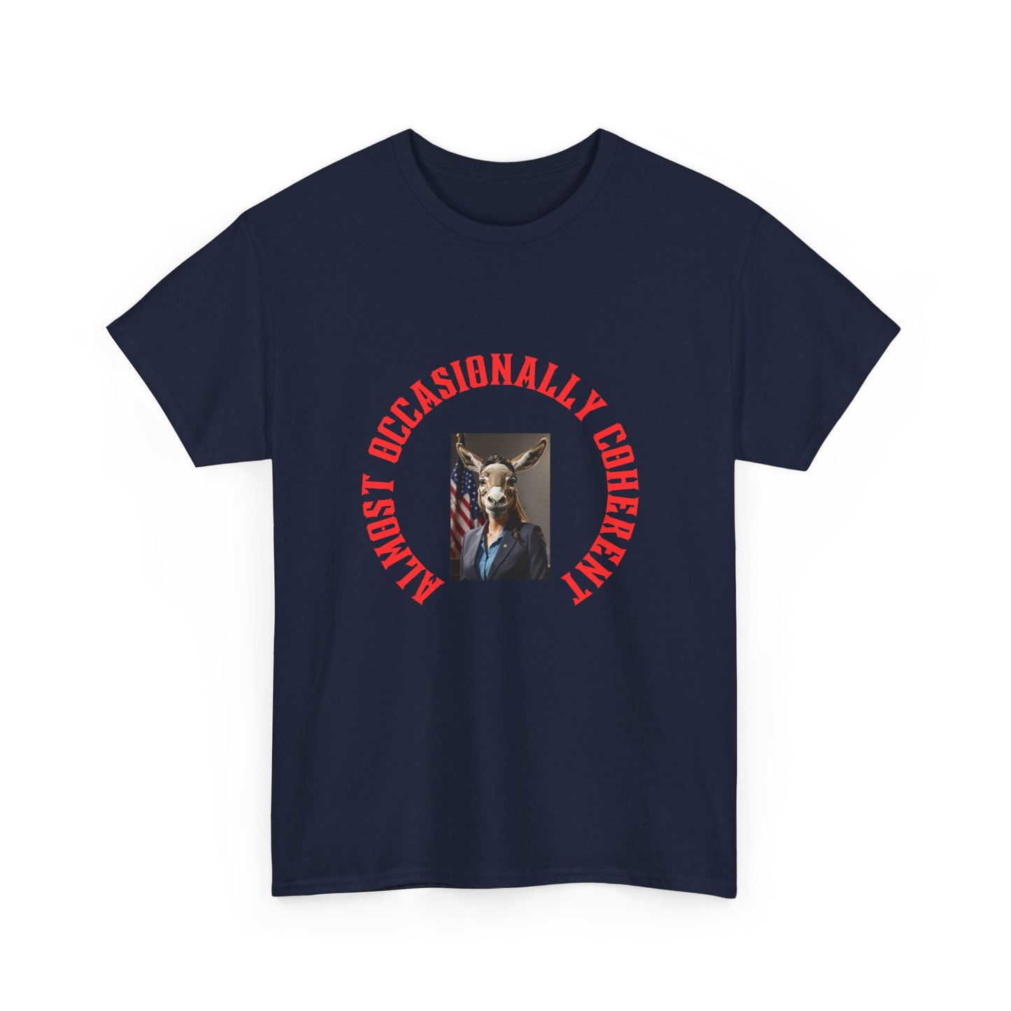 T-Shirt — Almost Occasionally Cheeky (Vintage Dog Portrait)